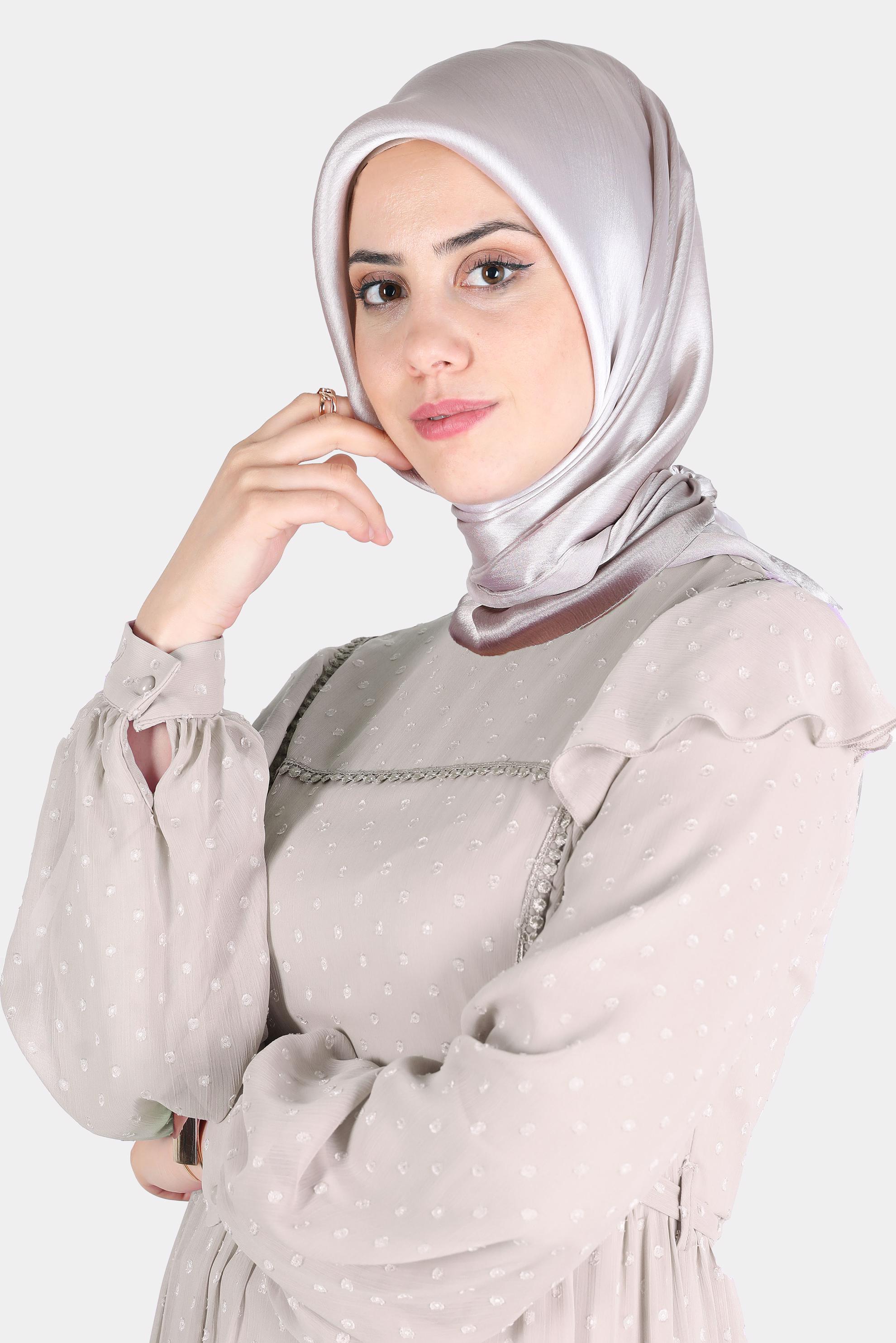 Tesettür giyim VİZON ALVİNA DİJİTAL SURA EŞARP 8121 