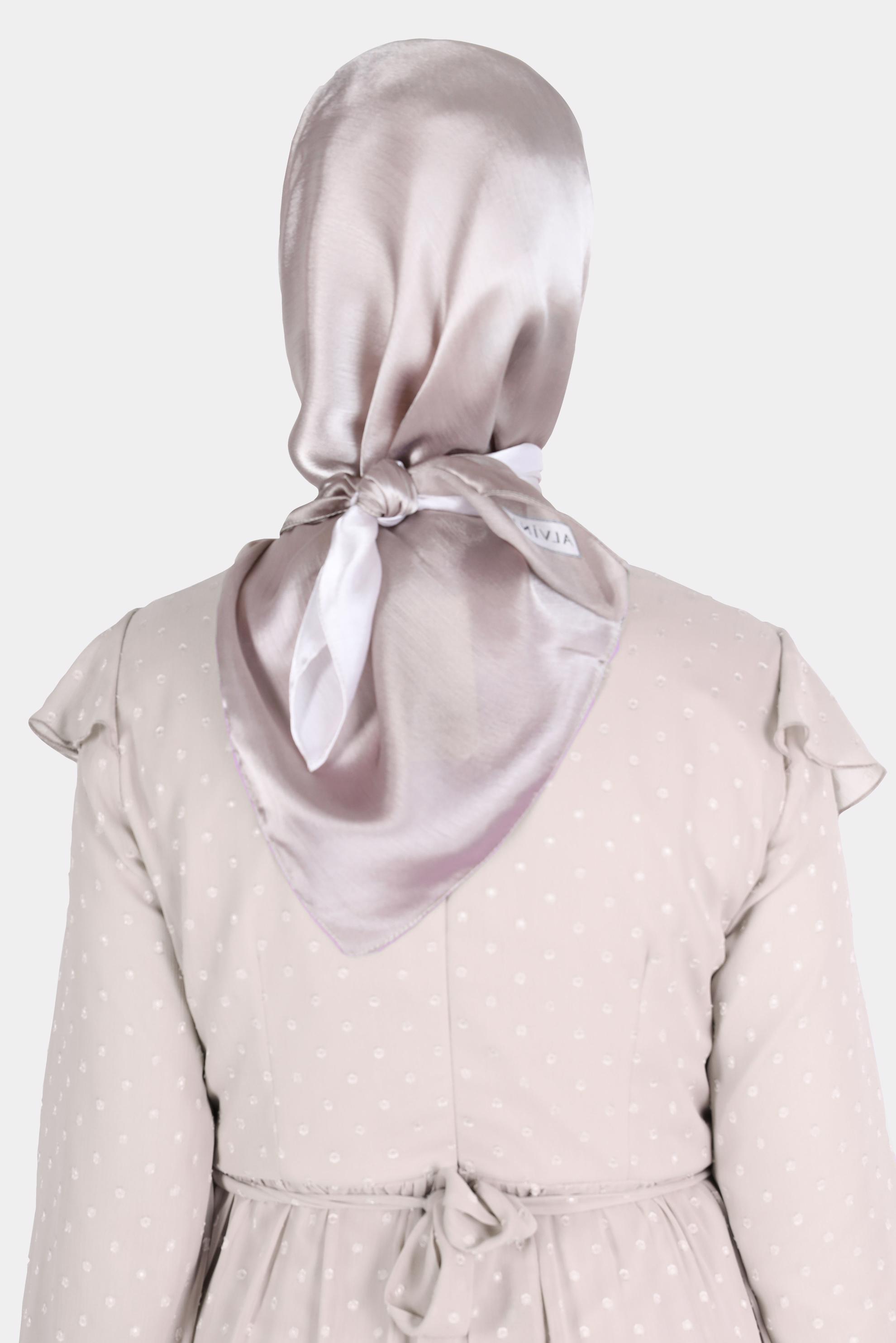 Tesettür giyim VİZON ALVİNA DİJİTAL SURA EŞARP 8121 