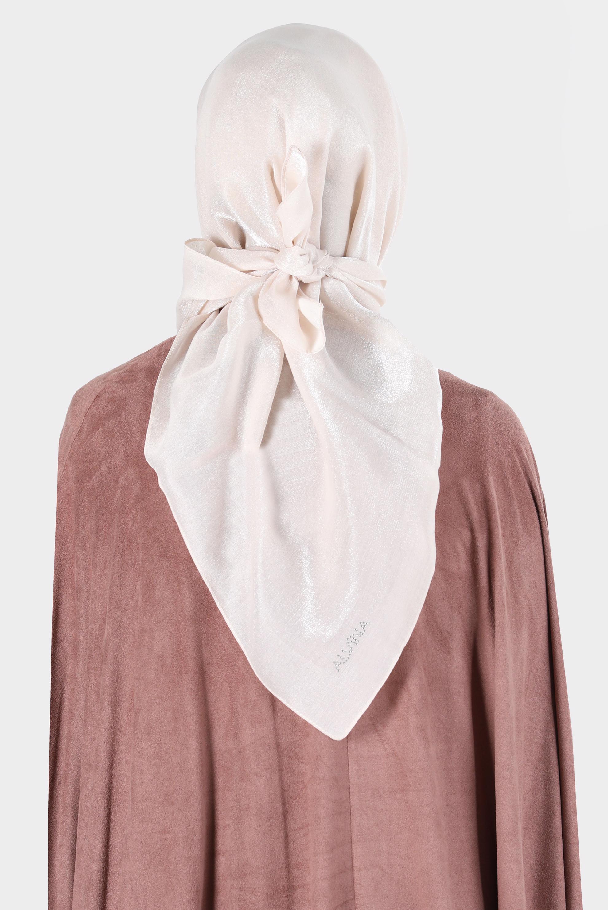 Hijab clothing BEIGE ALVİNA SHINING SCARF 8126