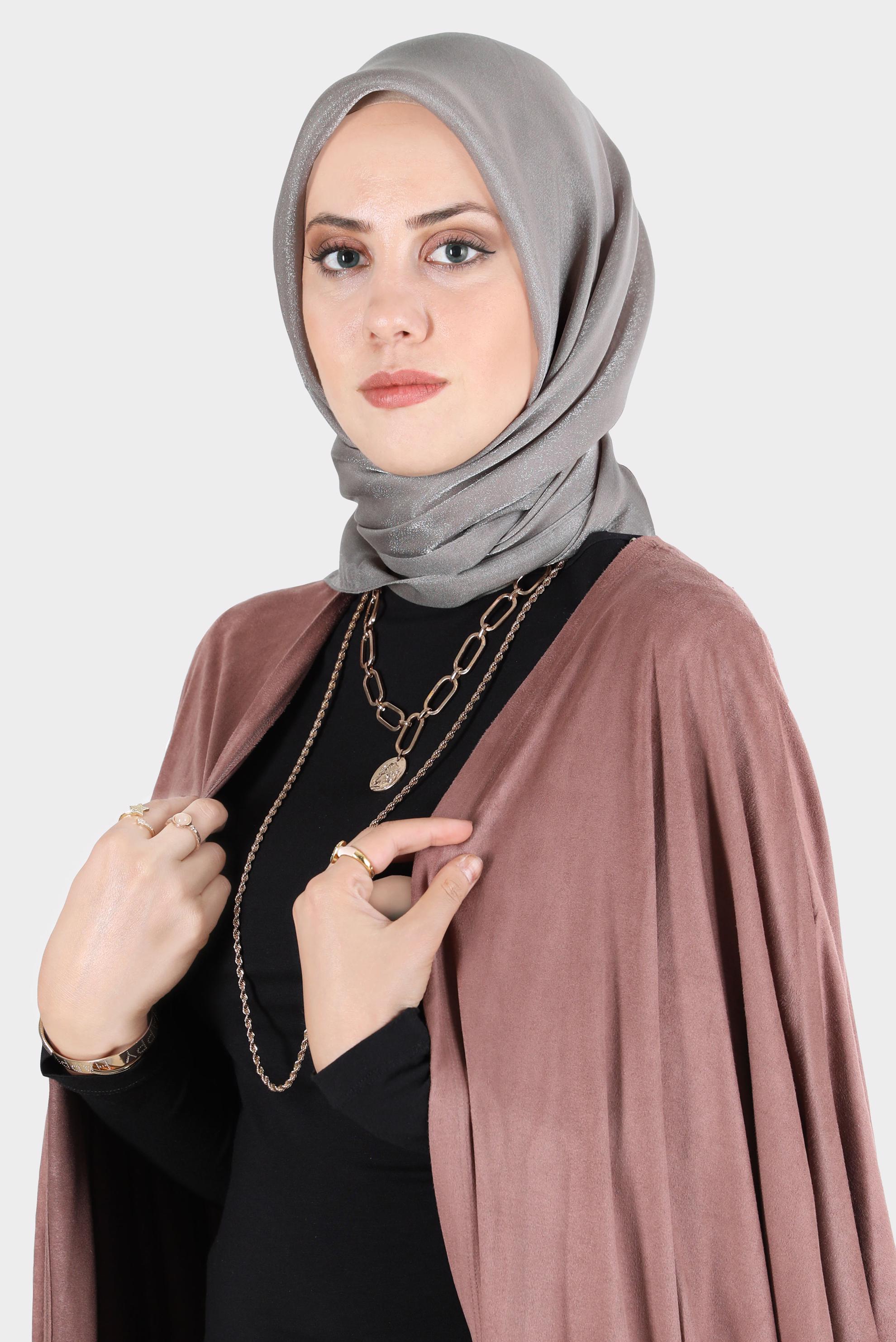 Hijab clothing BEIGE ALVİNA SHINING SCARF 8126