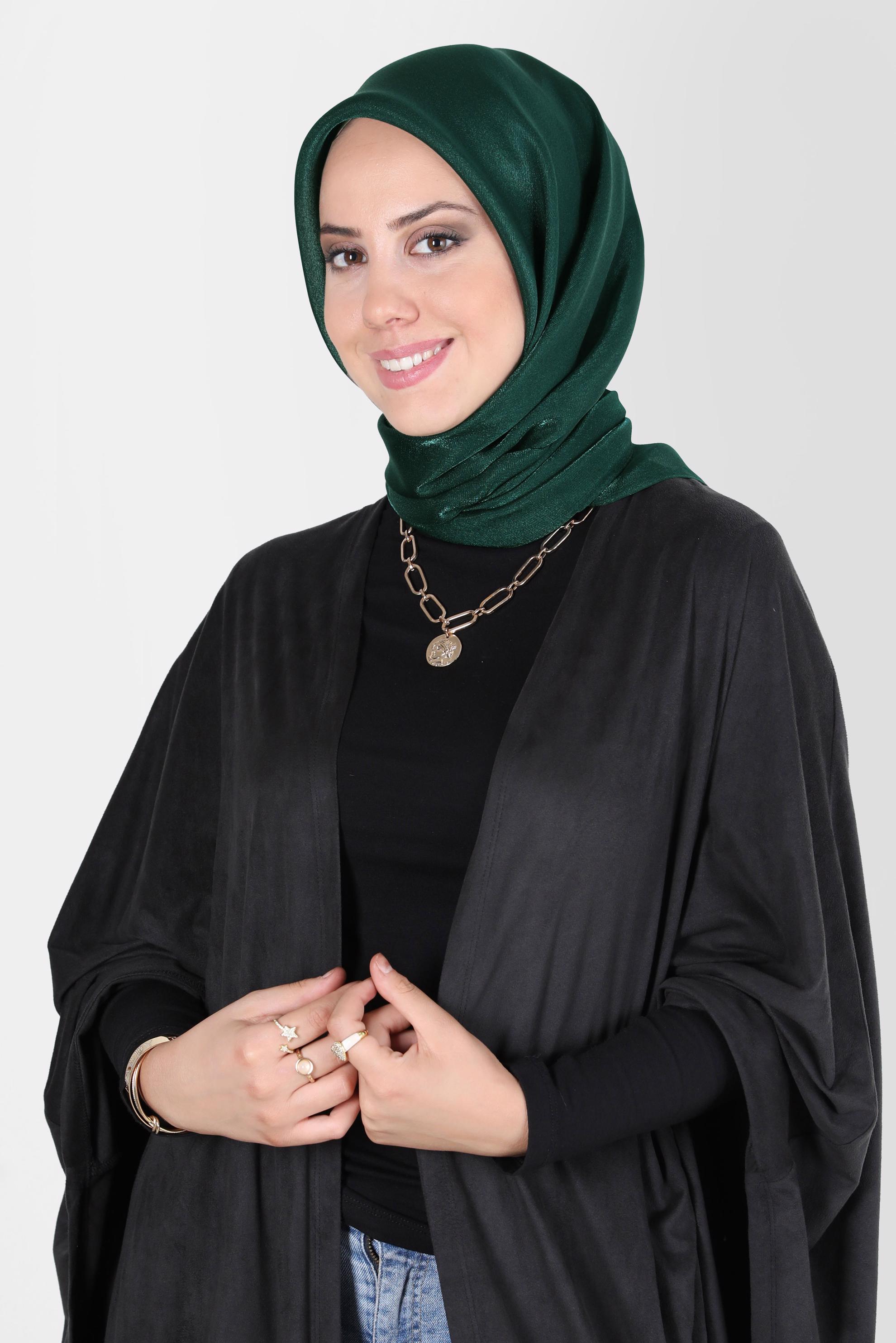 Vêtements hijab VERT ÉCHARPE ALVİNA 8127
