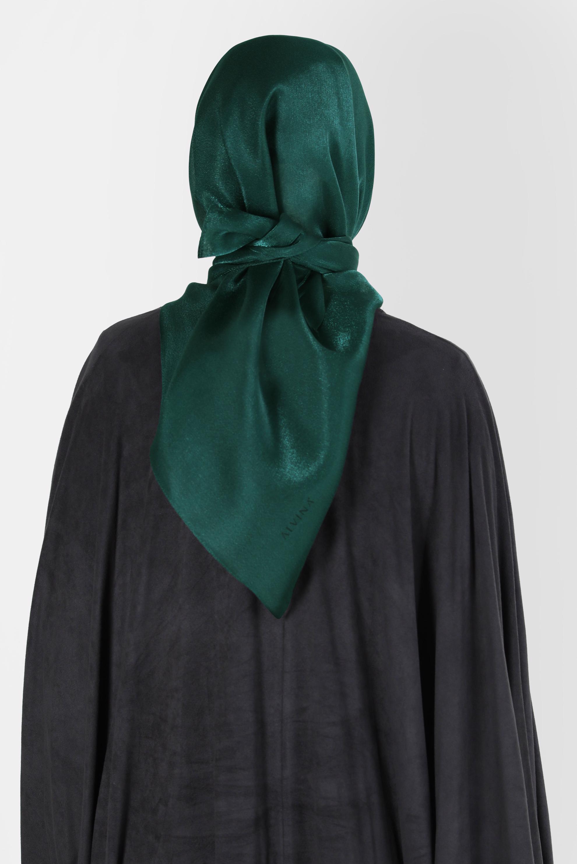 Vêtements hijab VERT ÉCHARPE ALVİNA 8127
