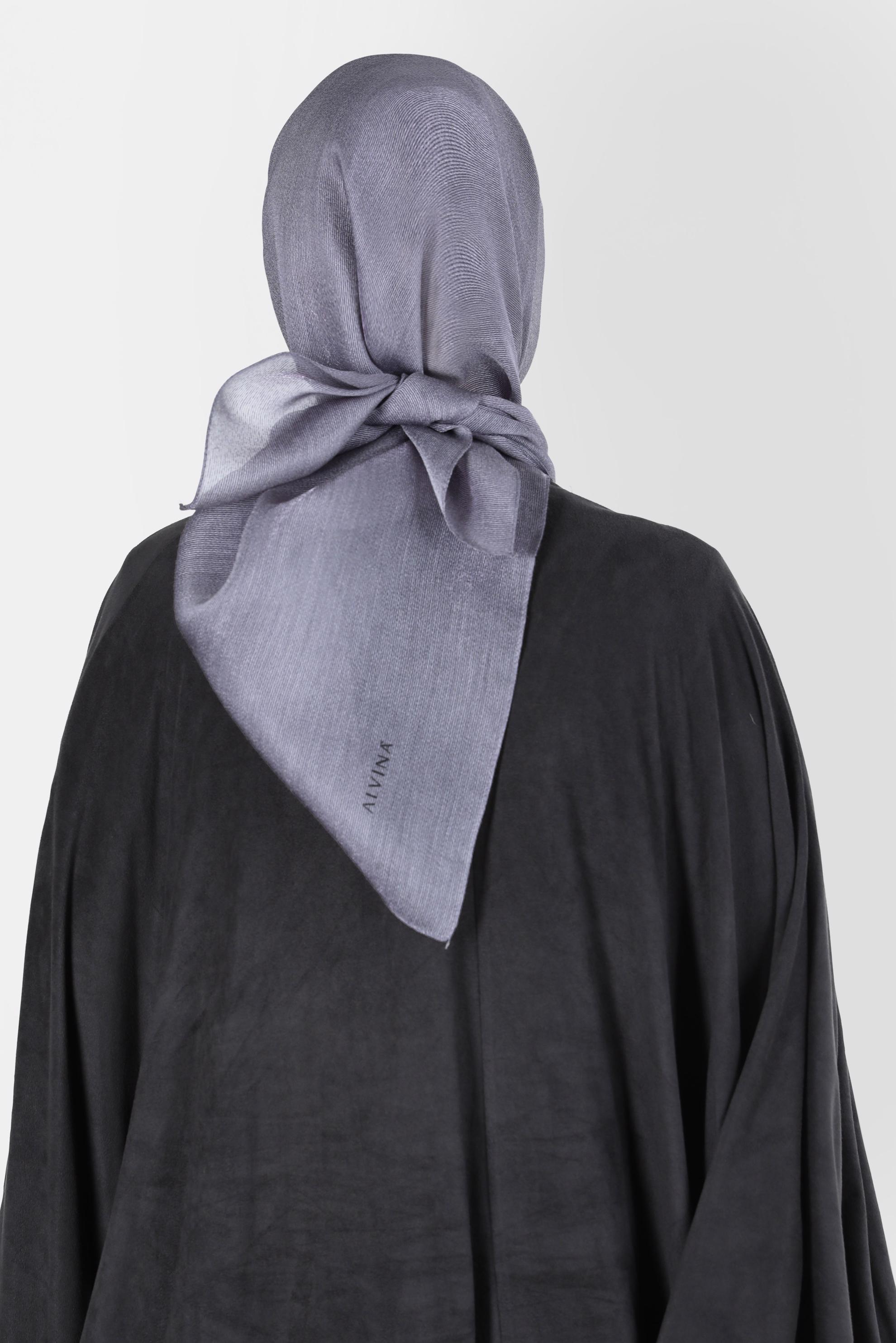 Vêtements hijab BLEU ÉCHARPE ALVİNA 8127