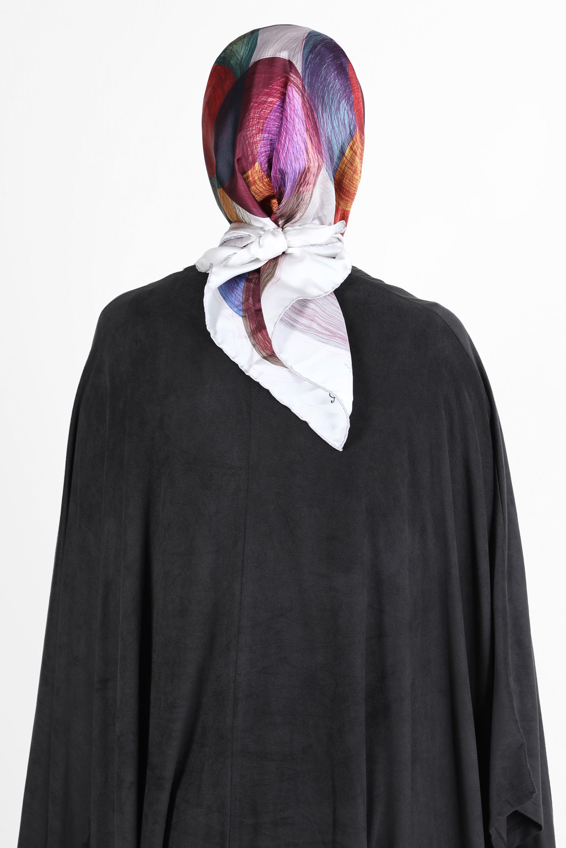 Hijab clothing GREY ALVİNA SCARF 8133 