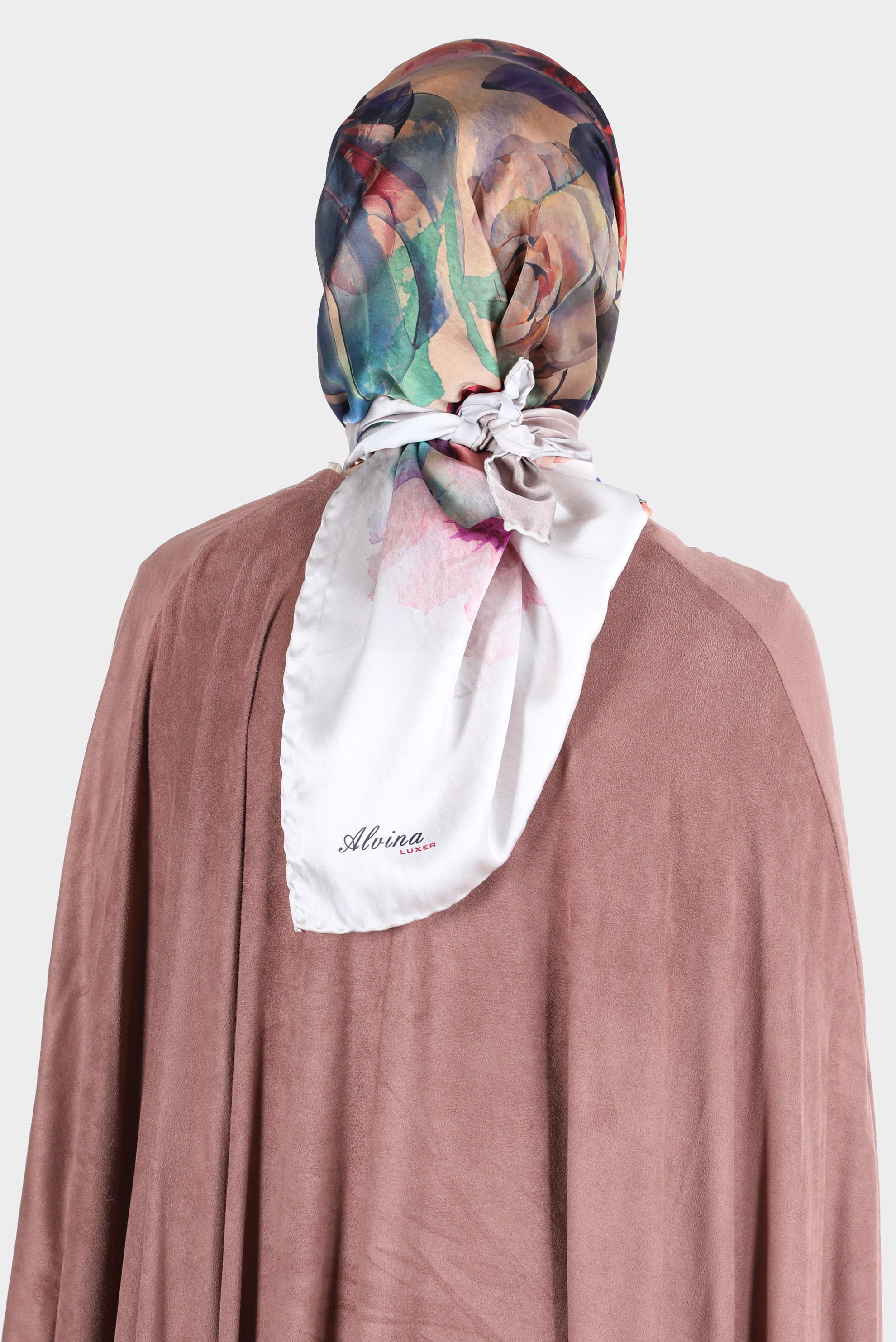 Tesettür giyim ALTIN ALVİNA DİJİTAL SURA EŞARP 8134 