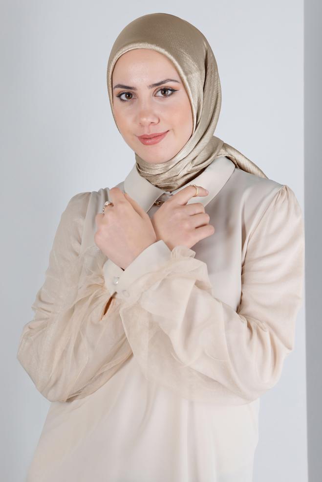 Tesettür giyim  ALVİNA JANJANLI EŞARP 8140  - ALVİNA