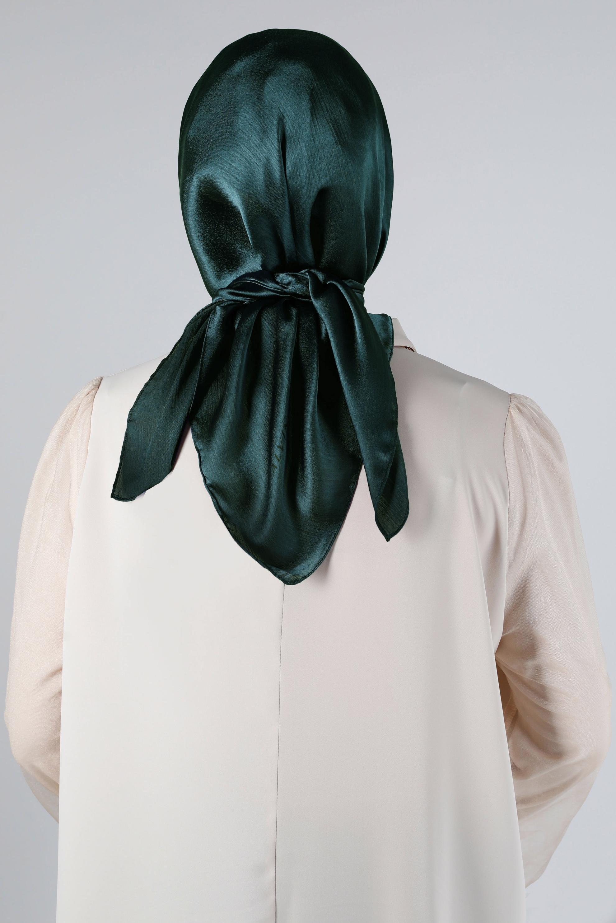 Tesettür giyim MAVİ ALVİNA JANJANLI EŞARP 8140 