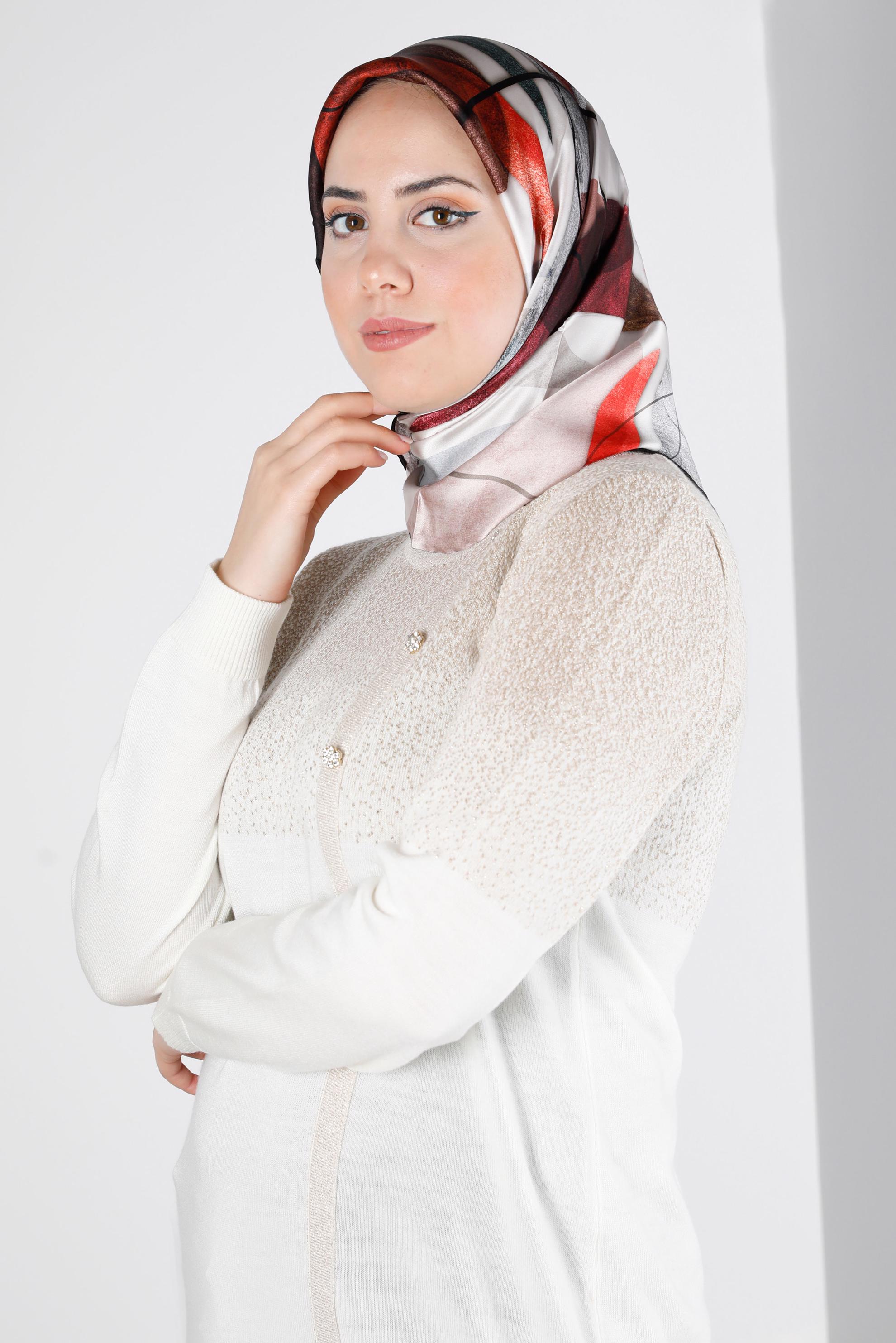 Tesettür giyim SİYAH ALVİNA SURA İPEK EŞARP 11103