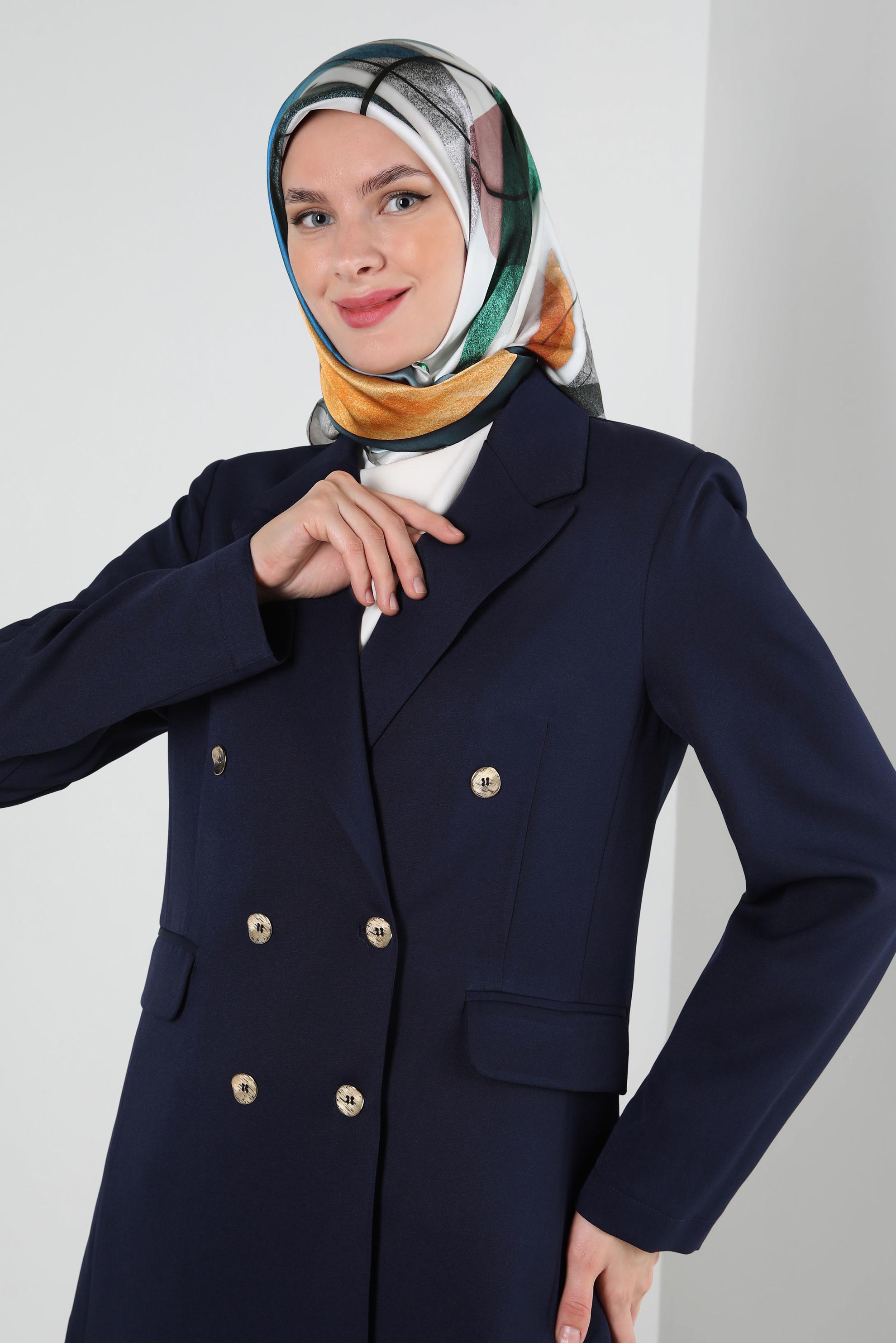 Tesettür giyim GRİ ALVİNA SURA İPEK EŞARP 11103