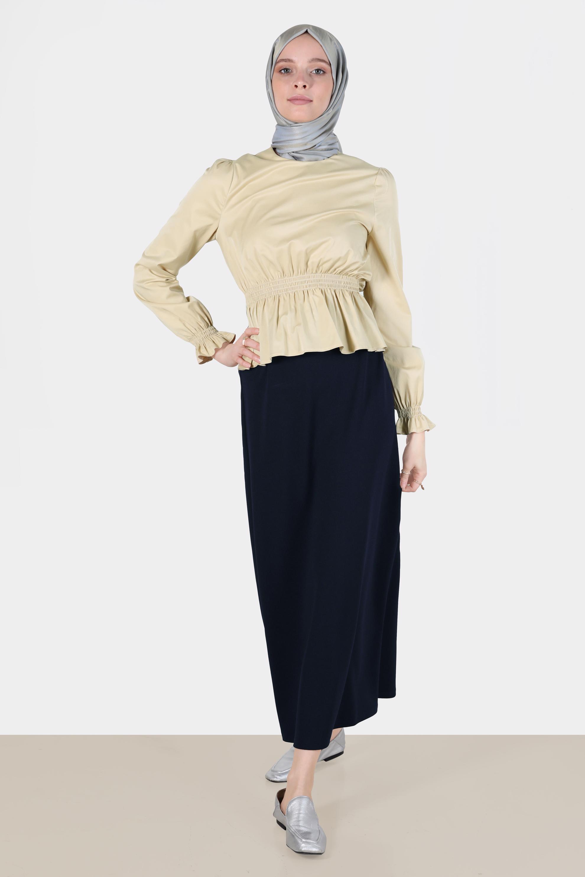 Hijab clothing NAVY BLUE CLASSIC SKIRT 60251 