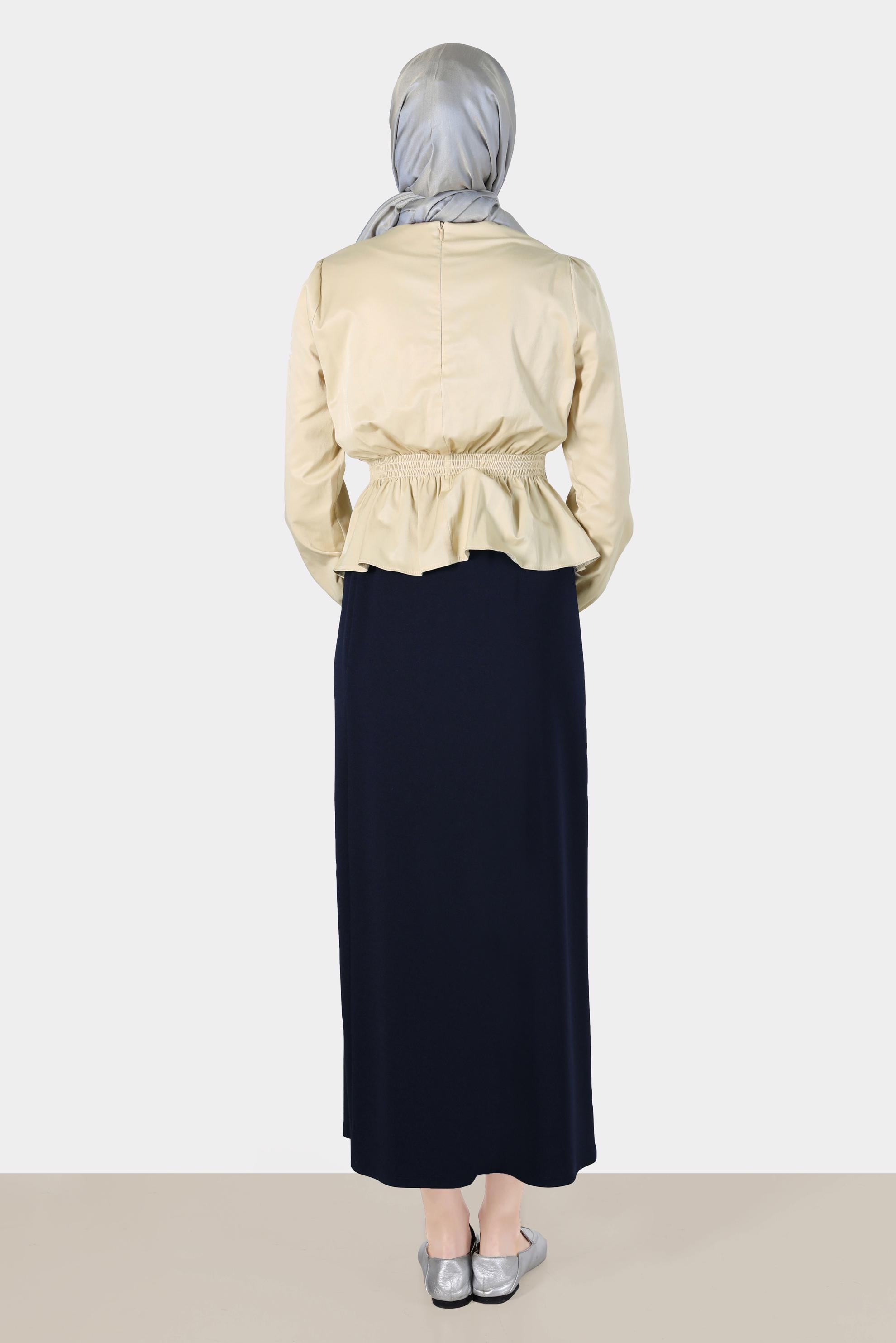 Hijab clothing NAVY BLUE CLASSIC SKIRT 60251 