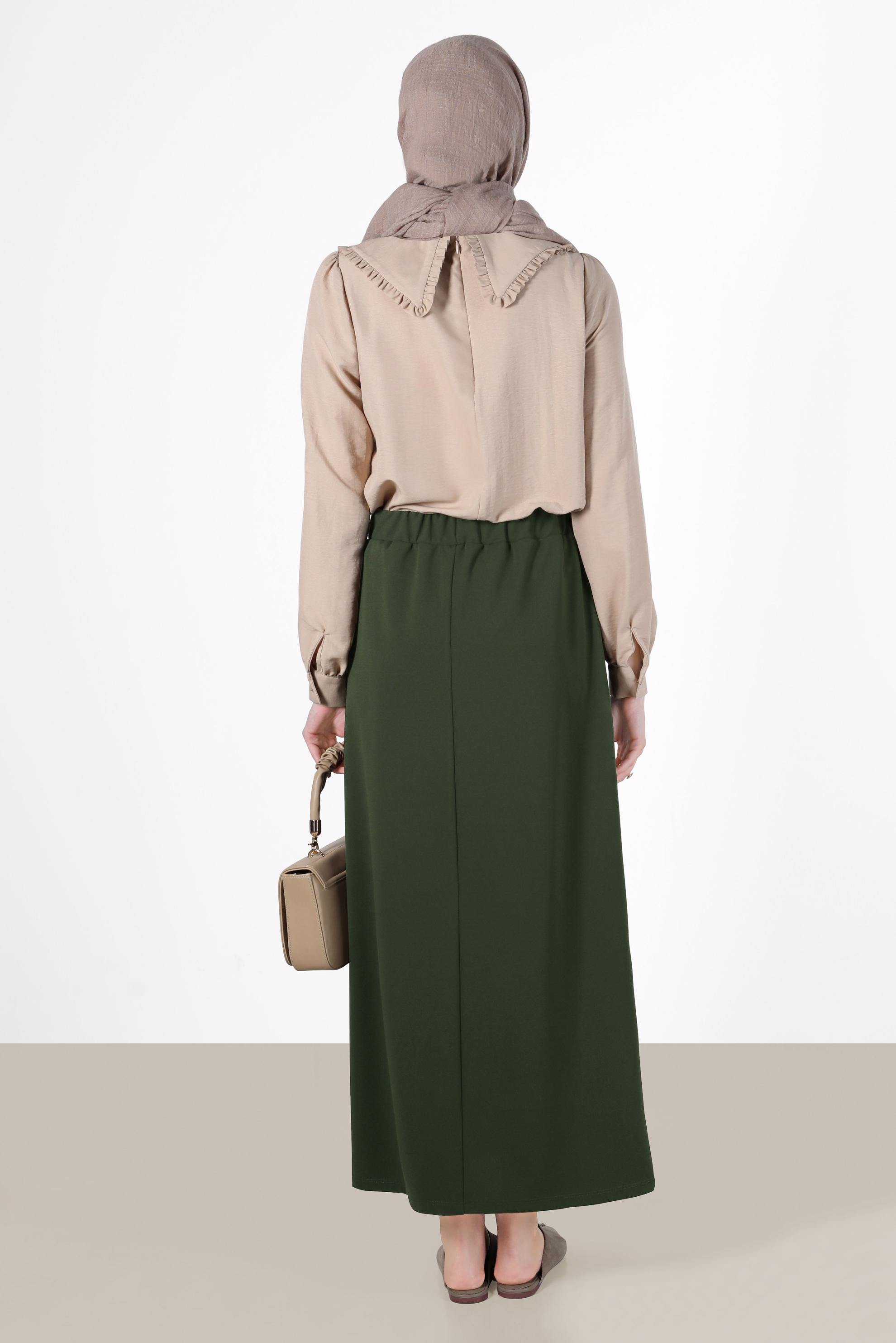 Hijab clothing KHAKI CLASSIC SKIRT 60251 