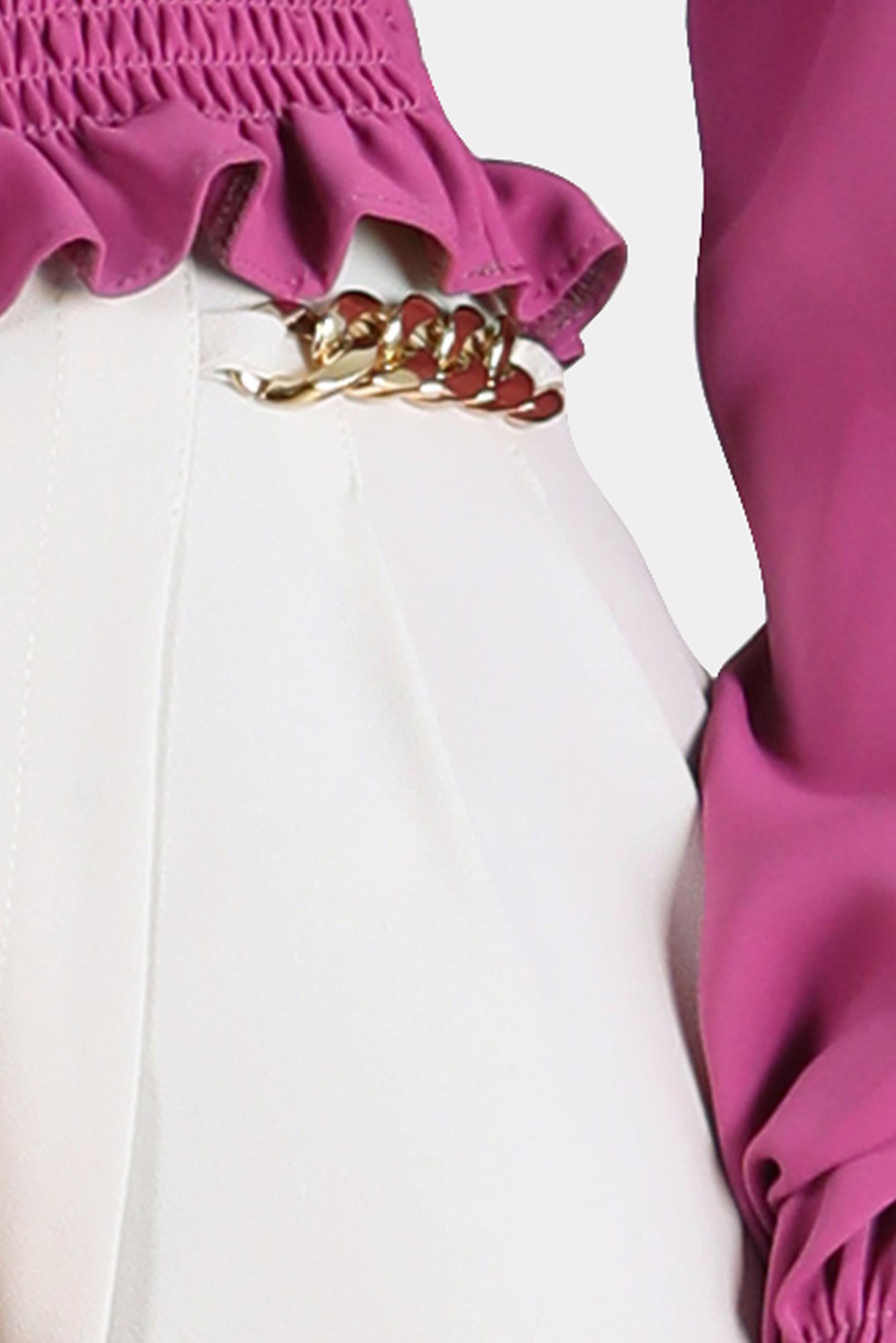 Tesettür giyim EKRU ZİNCİR DETAYLI ETEK 60254 