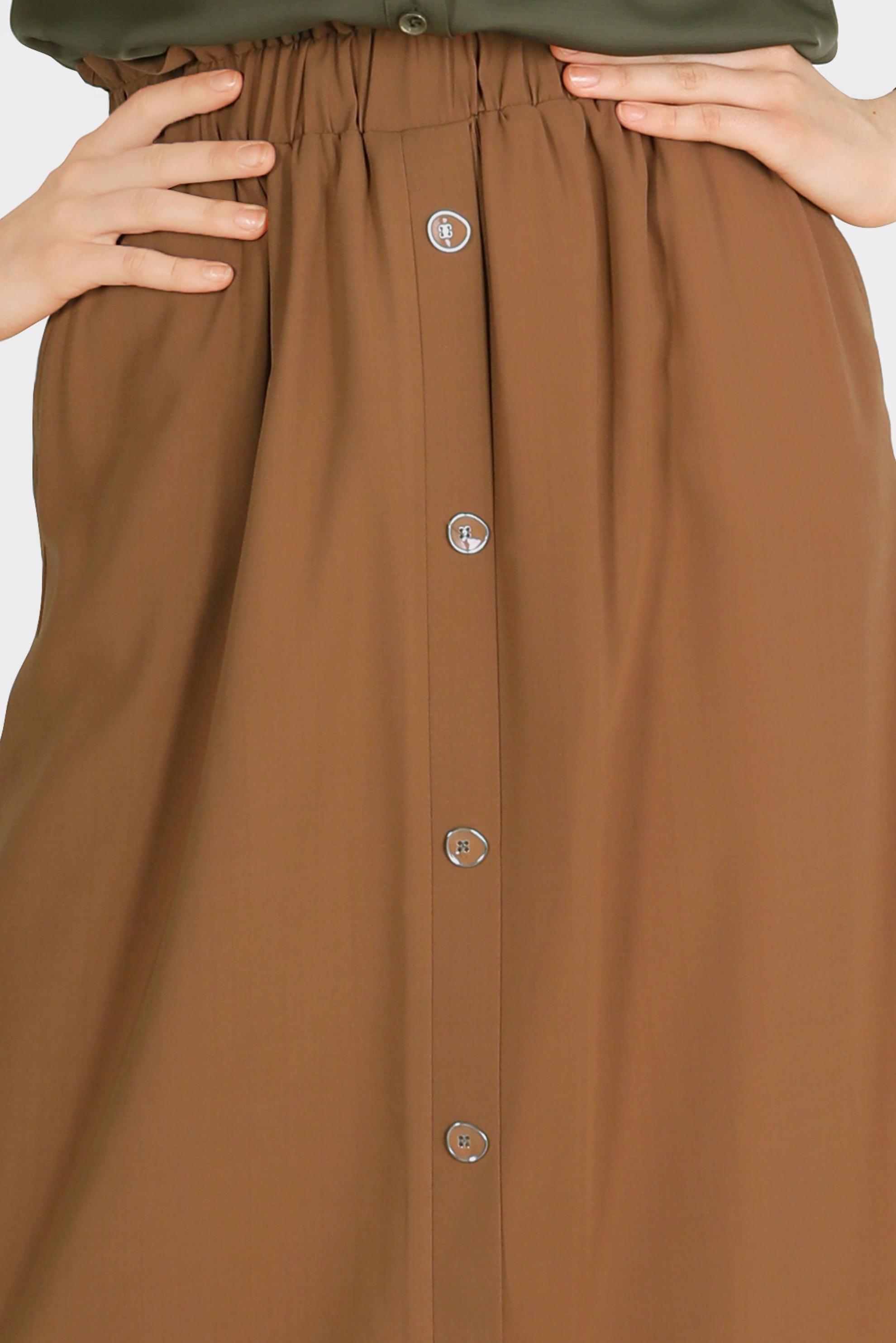 Hijab clothing YELLOW BUTTONED AEROBINE SKIRT 60258 