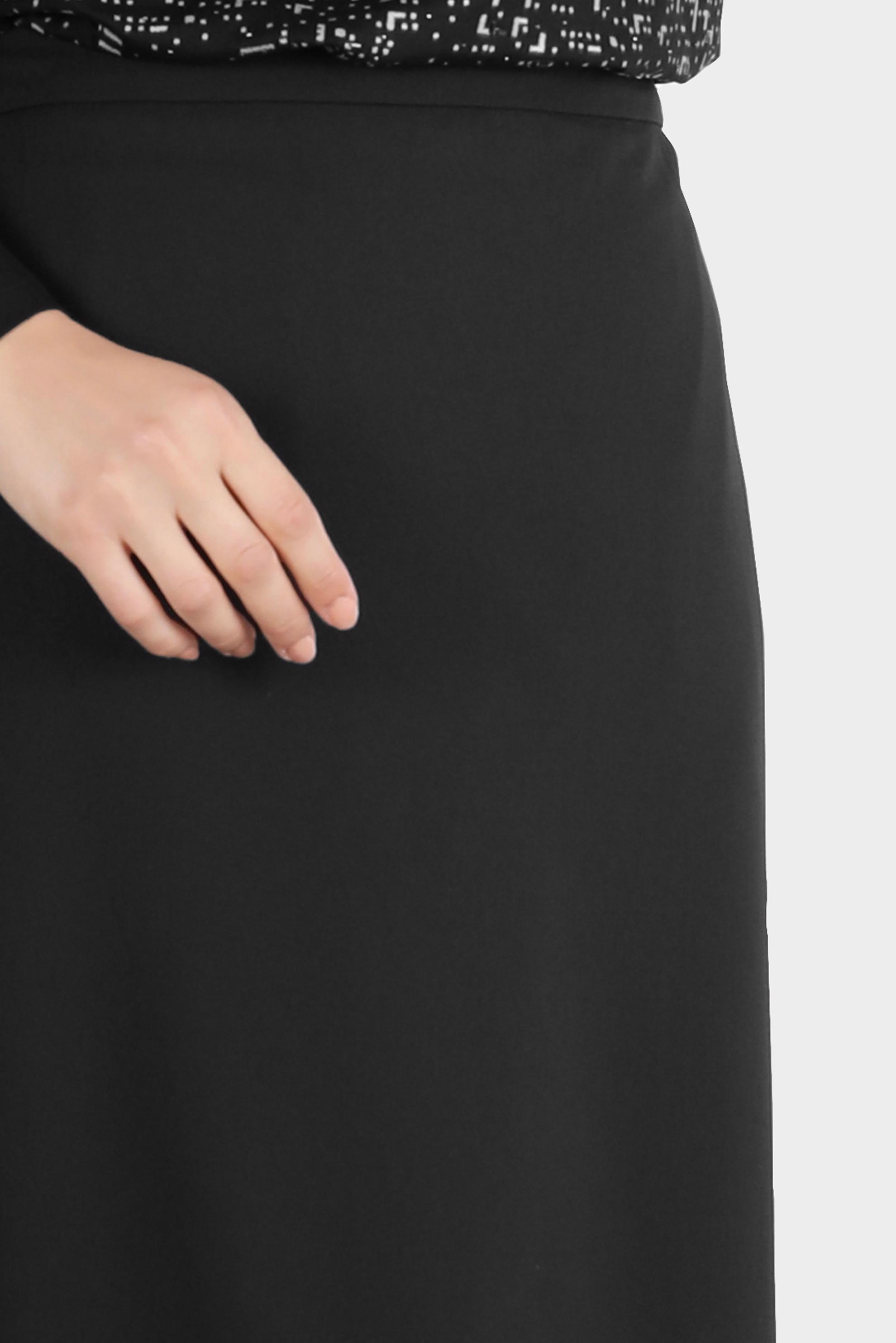 Hijab clothing BLACK SKIRT WITH INVISIBLE SLIT 60263