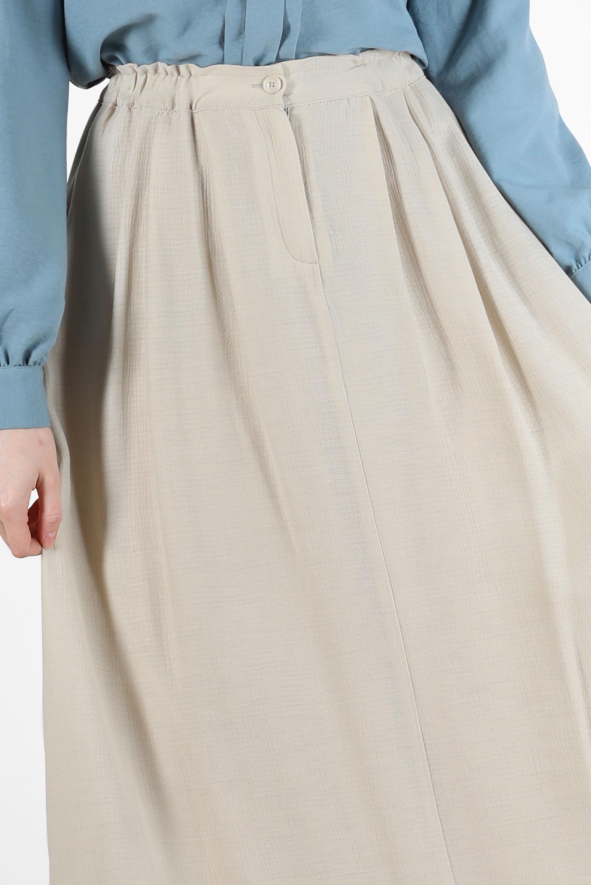 Vêtements hijab SABLE JUPE BOUTONNÉE ZIPPÉE À LA TAILLE SMOCKING 60269