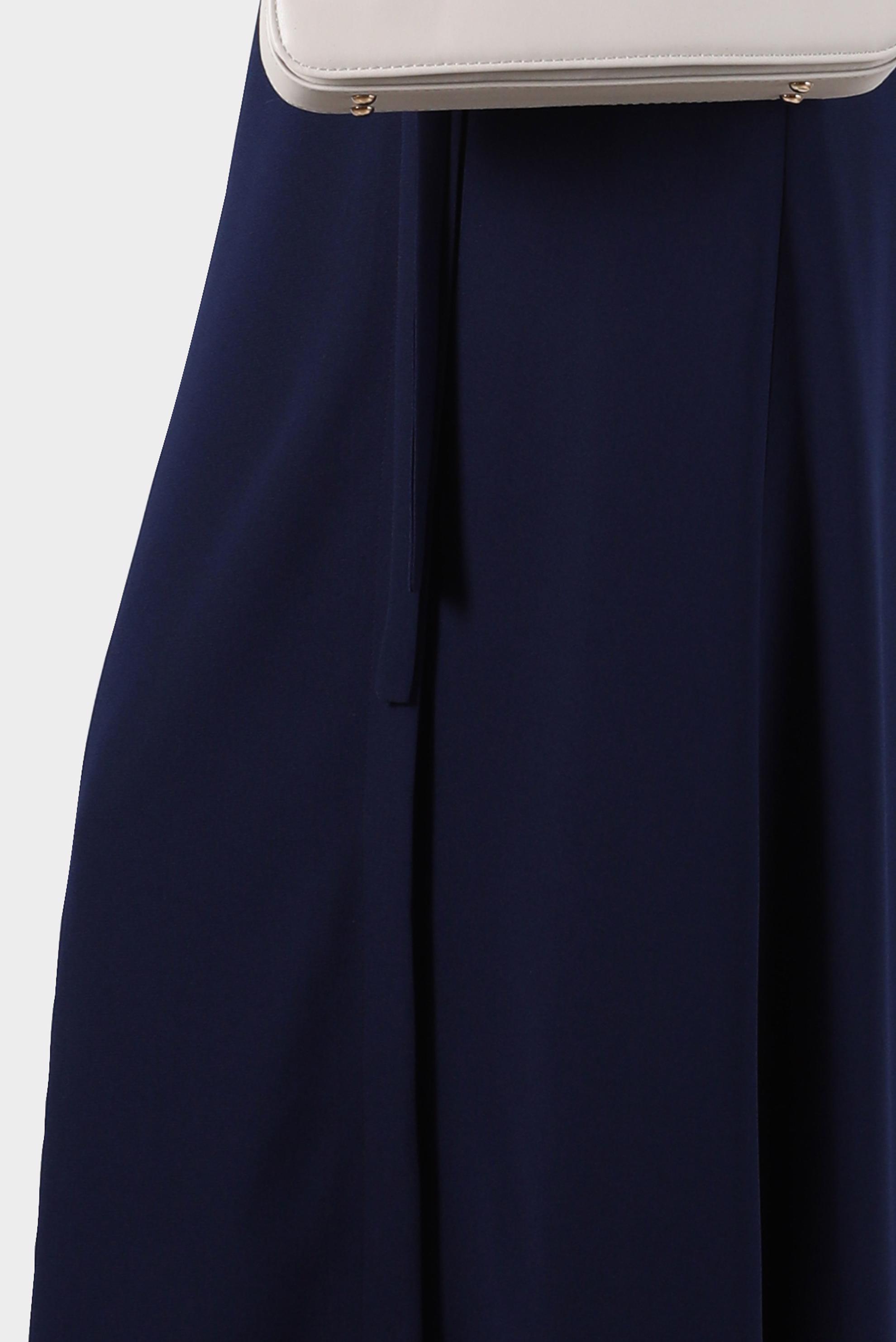 Hijab clothing NAVY BLUE TIE DETAIL SKIRT 60276 