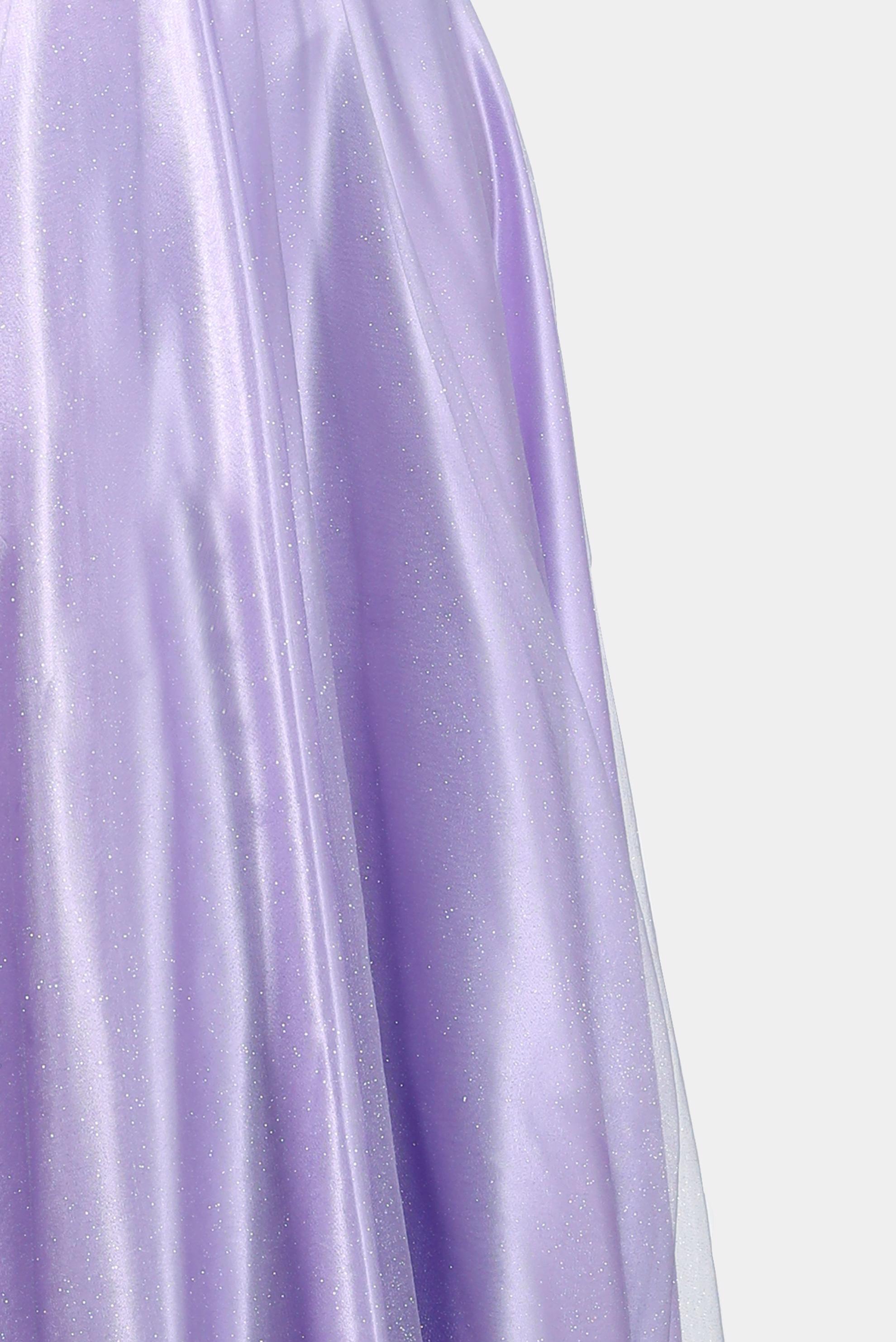 Hijab clothing PURPLE SHINY TULLE SKIRT 60279 