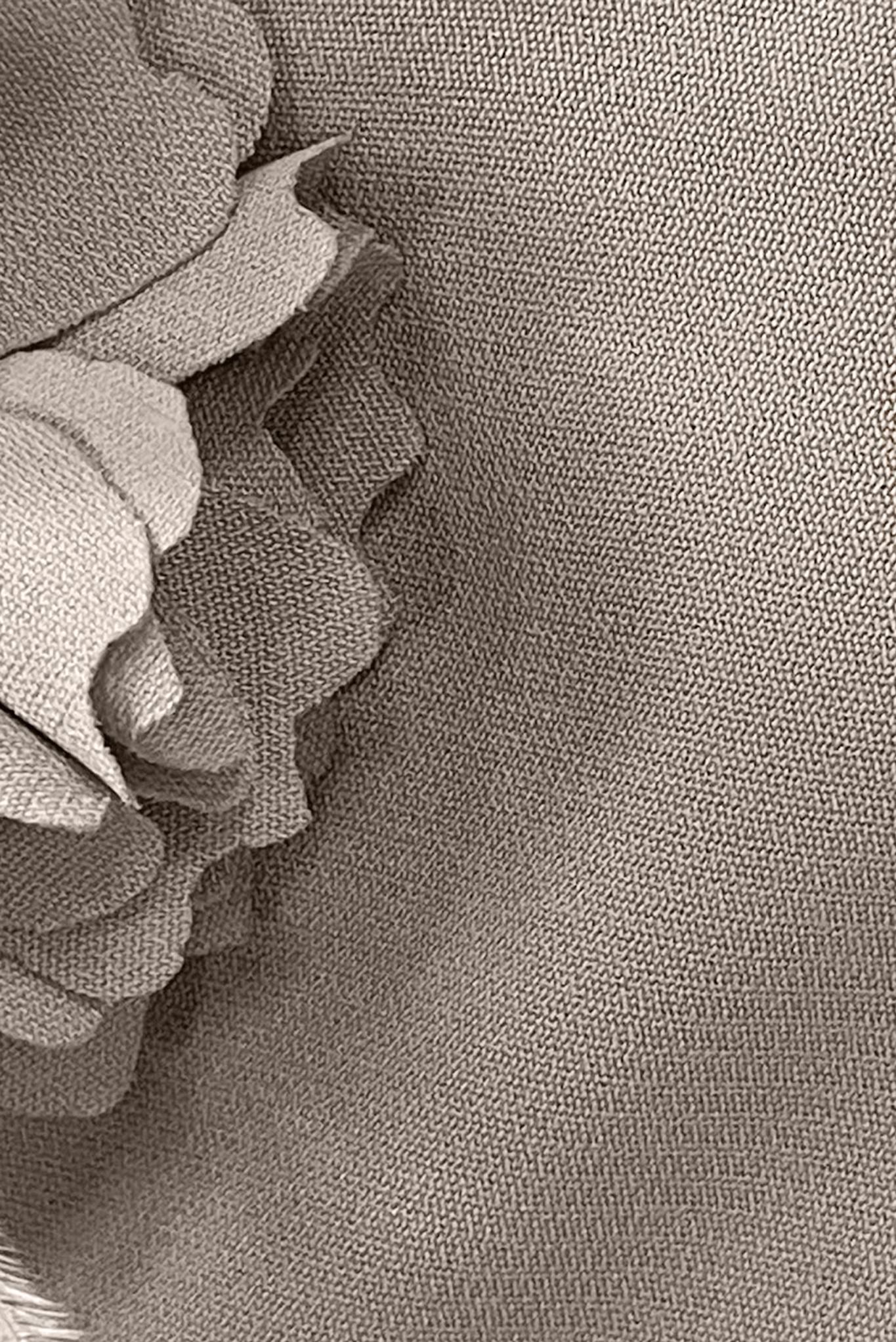 Tesettür giyim BEJ KEMERLİ ETEK 60289 