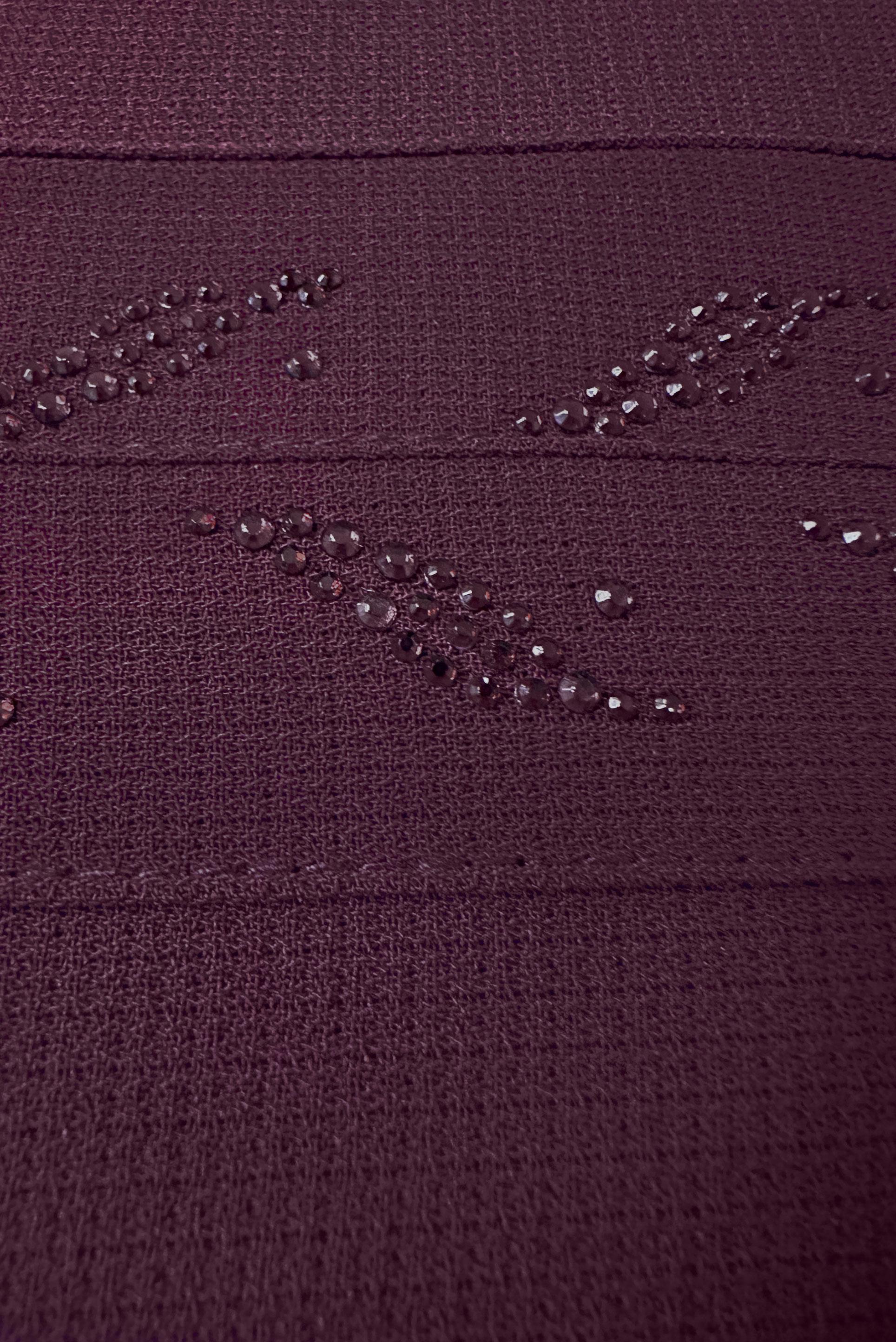 Tesettür giyim MÜRDÜM TAŞ BASKILI PİLİSE DETAYLI ETEK 60292