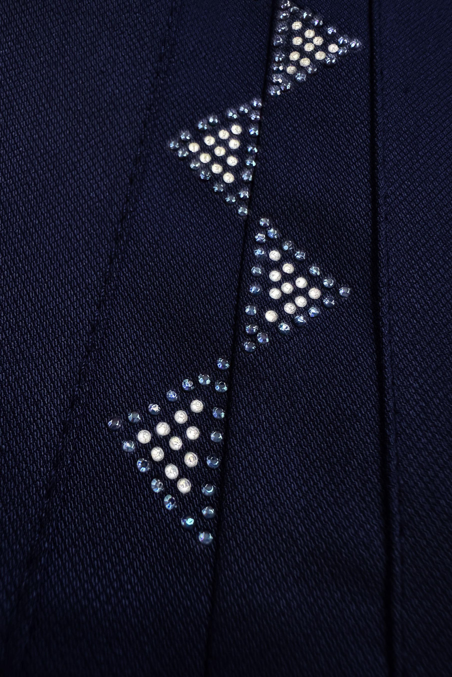 Tesettür giyim LACİVERT PİLİSE DETAYLI TAŞ BASKILI ETEK 60293