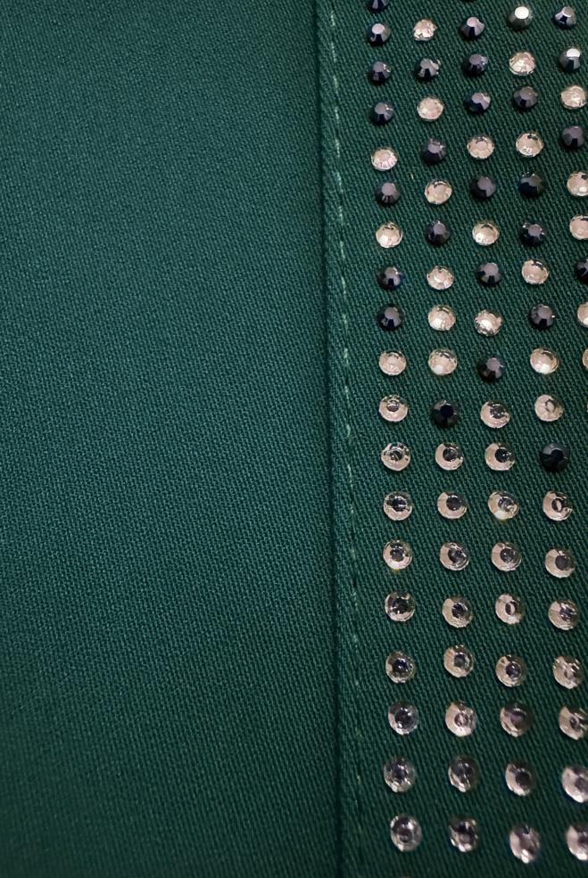 Tesettür giyim YEŞİL TAŞ BASKILI DÜZ KESİM ETEK 60294 - ALVİNA