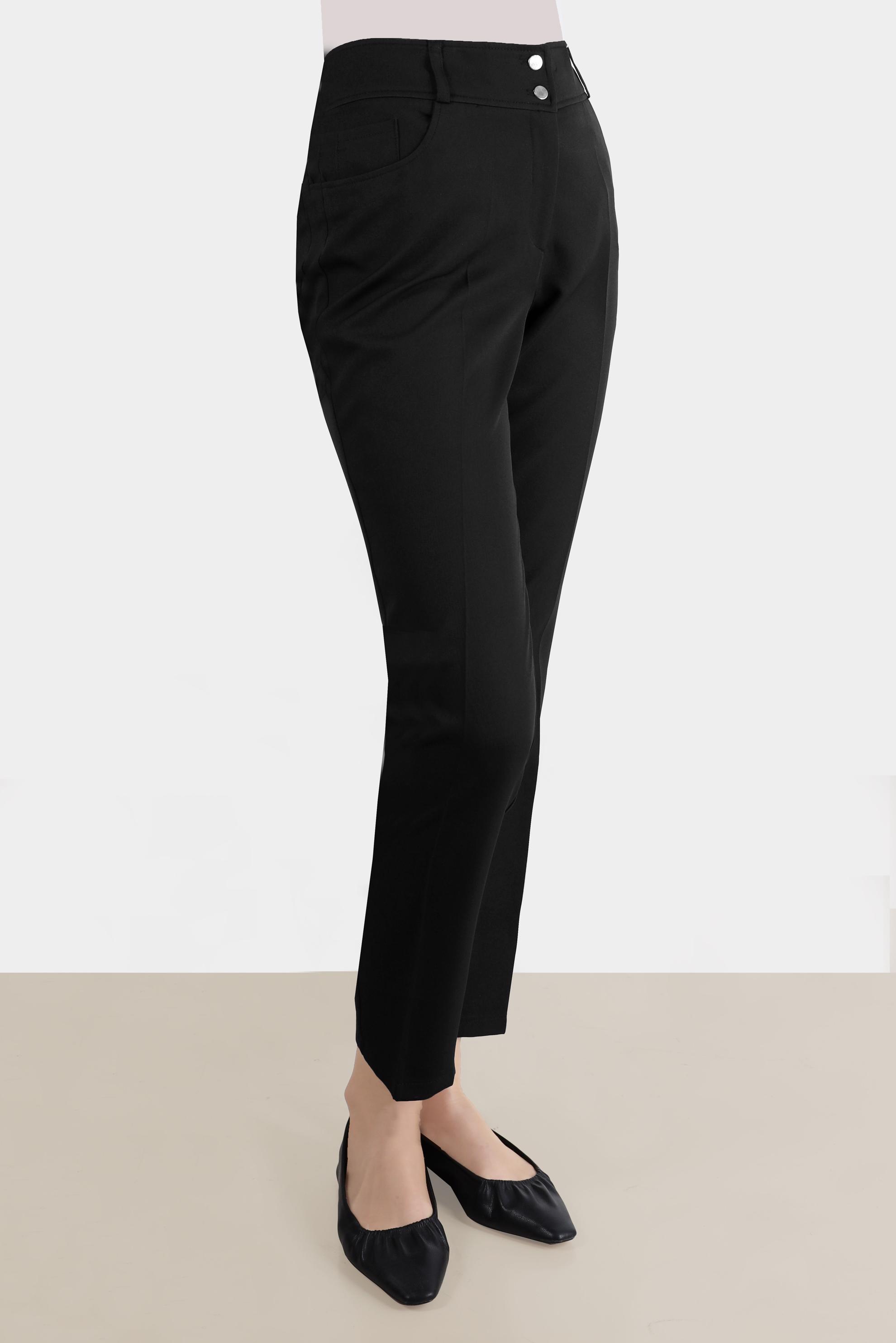 Tesettür giyim SİYAH BORU PAÇA PANTOLON 70350 