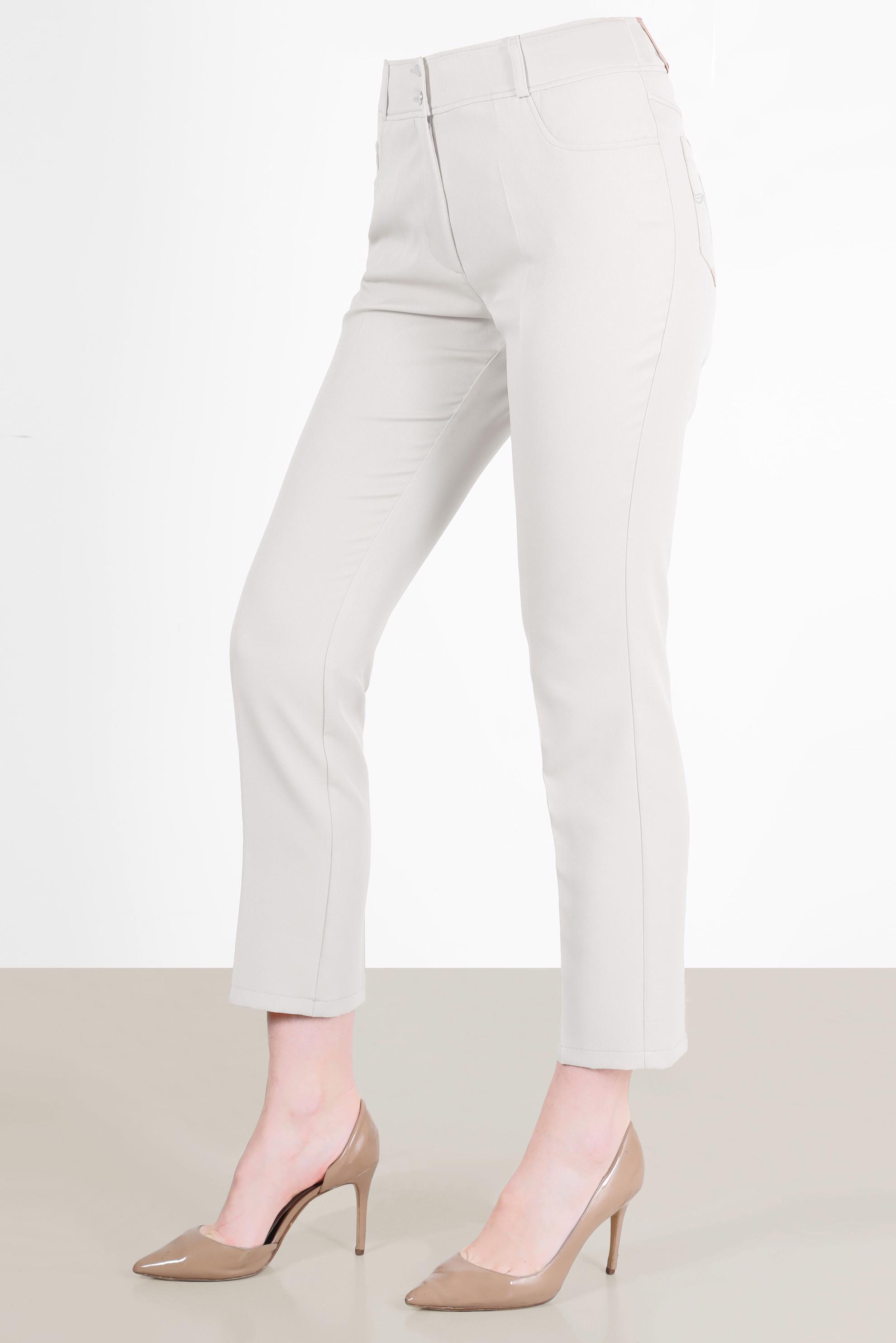 Tesettür giyim BEYAZ BORU PAÇA PANTOLON 70350 