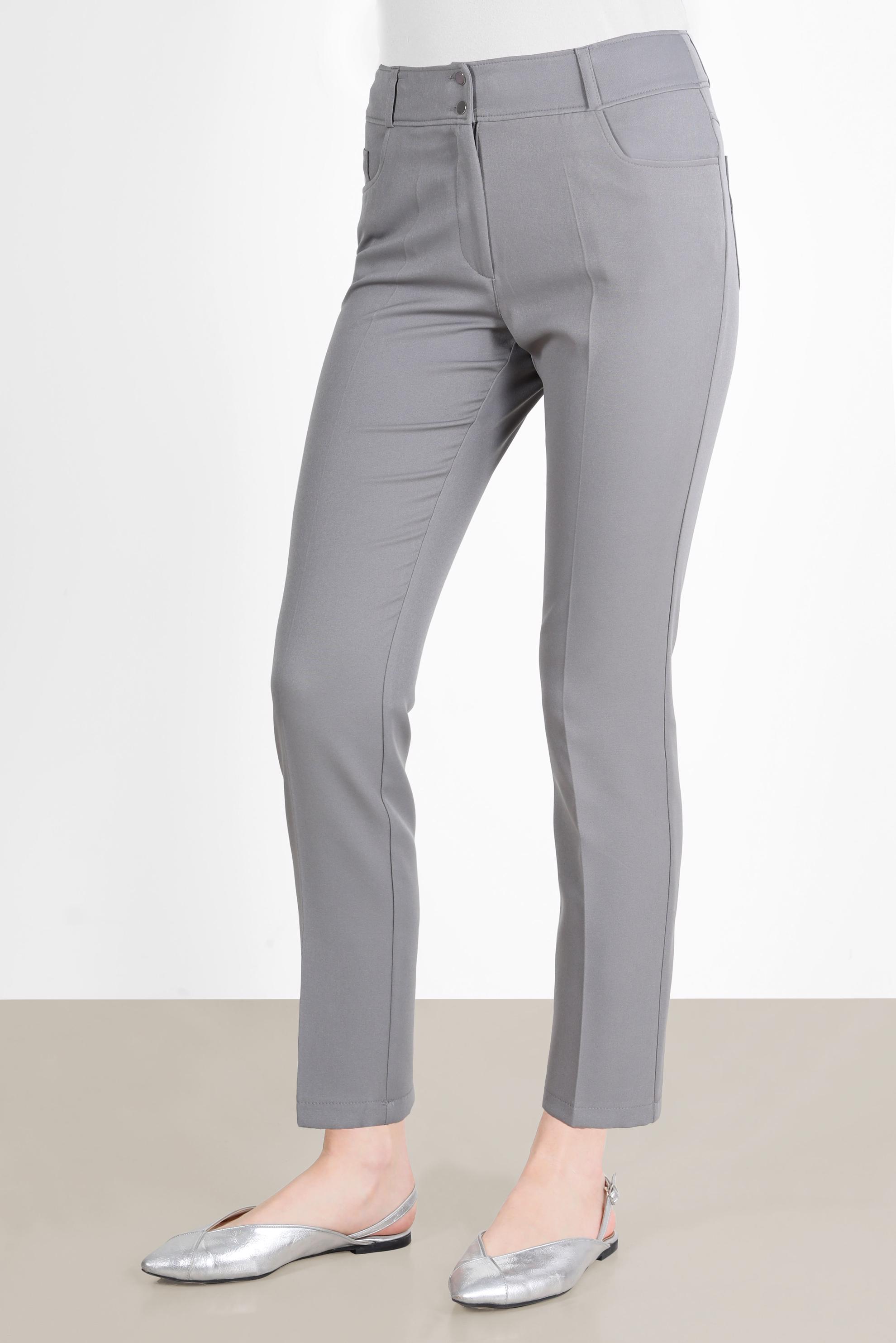 Tesettür giyim GRİ BORU PAÇA PANTOLON 70350 