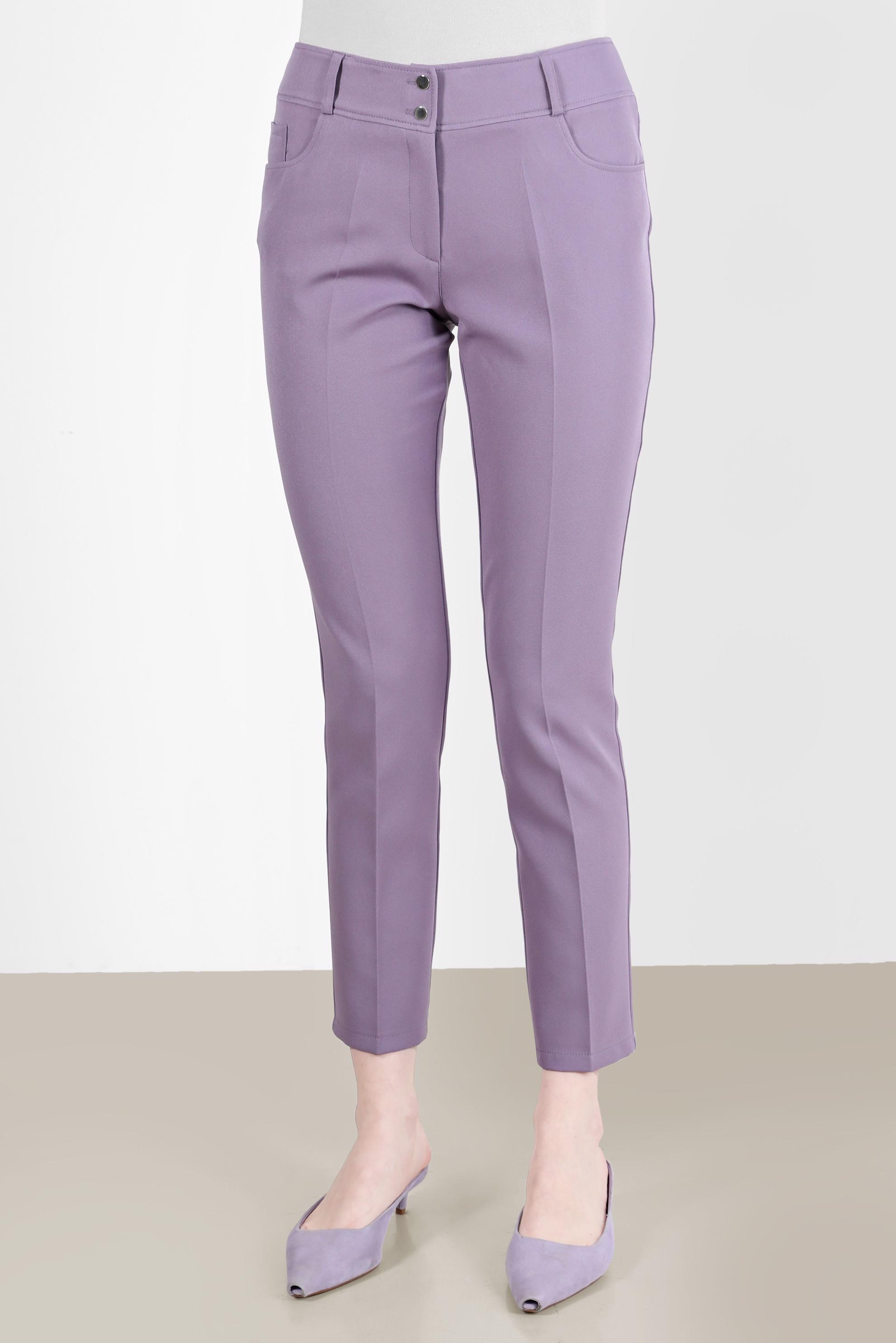 Hijab clothing PURPLE STRAIGHT CUT TROUSERS 70350 