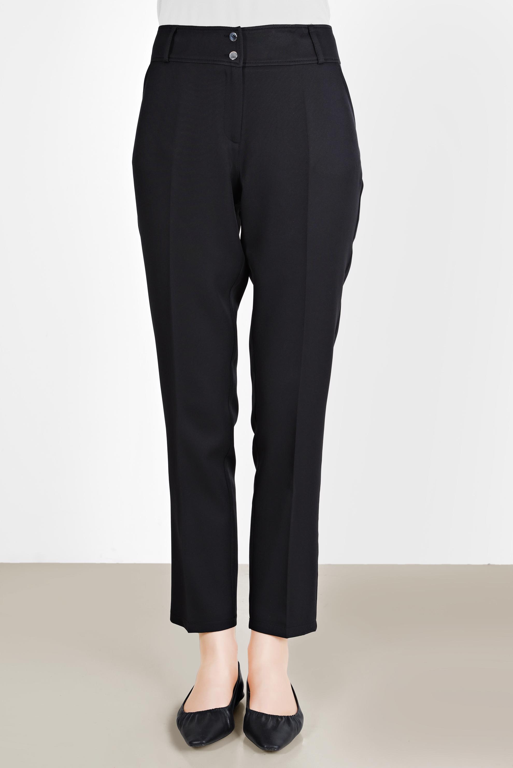 Tesettür giyim SİYAH BORU PAÇA PANTOLON 70351