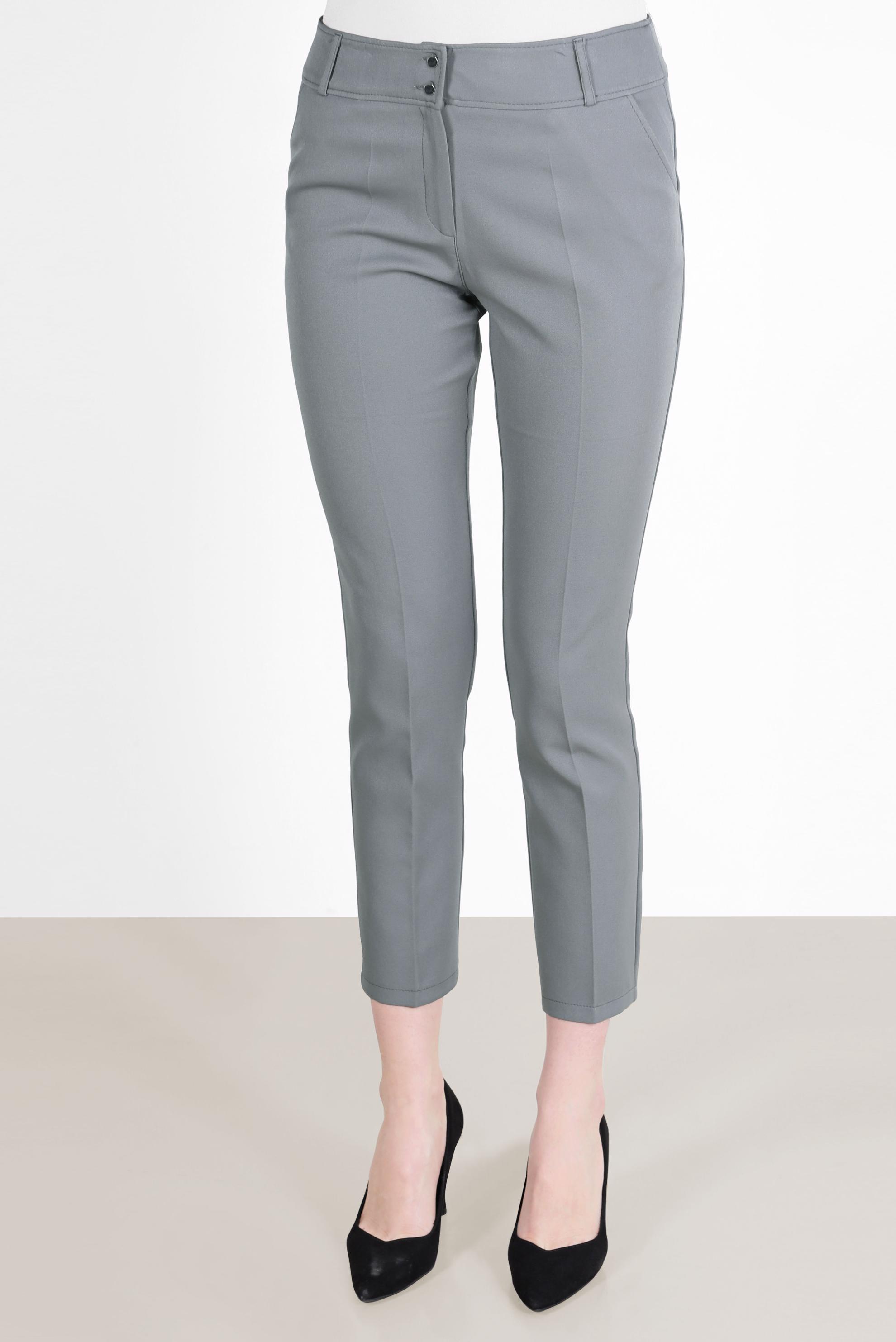 Tesettür giyim GRİ BORU PAÇA PANTOLON 70351