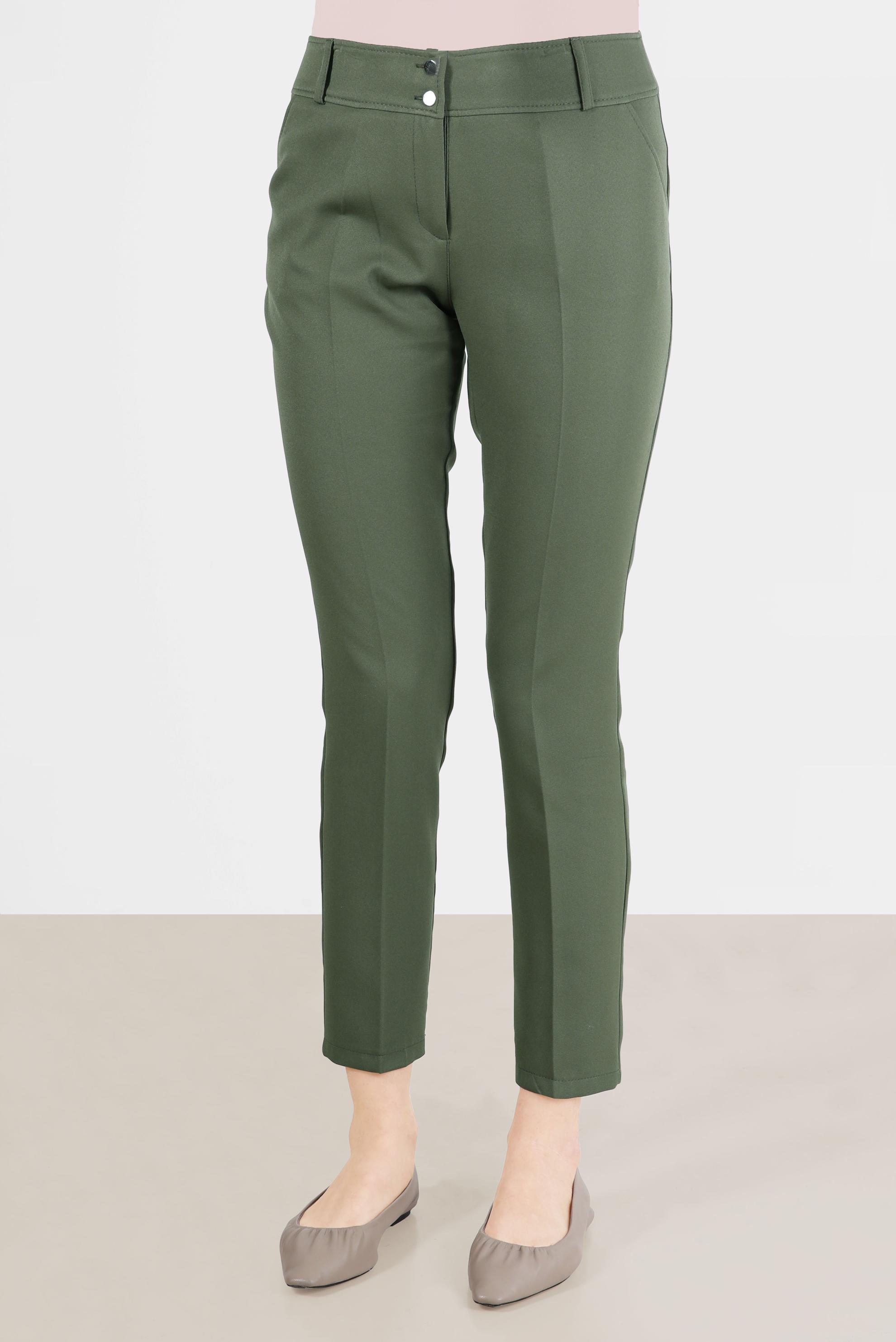 Tesettür giyim HAKİ BORU PAÇA PANTOLON 70351