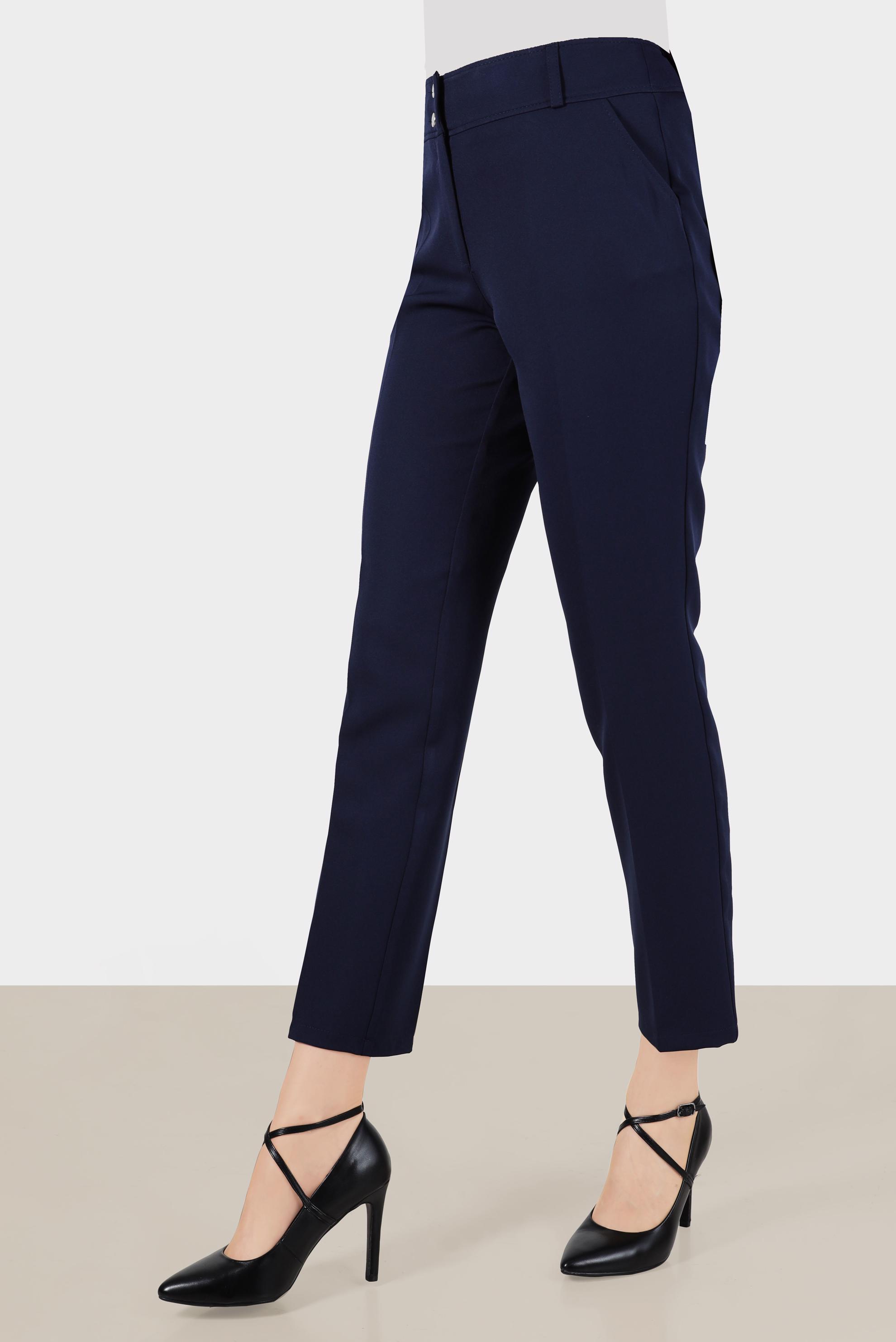 Tesettür giyim LACİVERT BORU PAÇA PANTOLON 70351