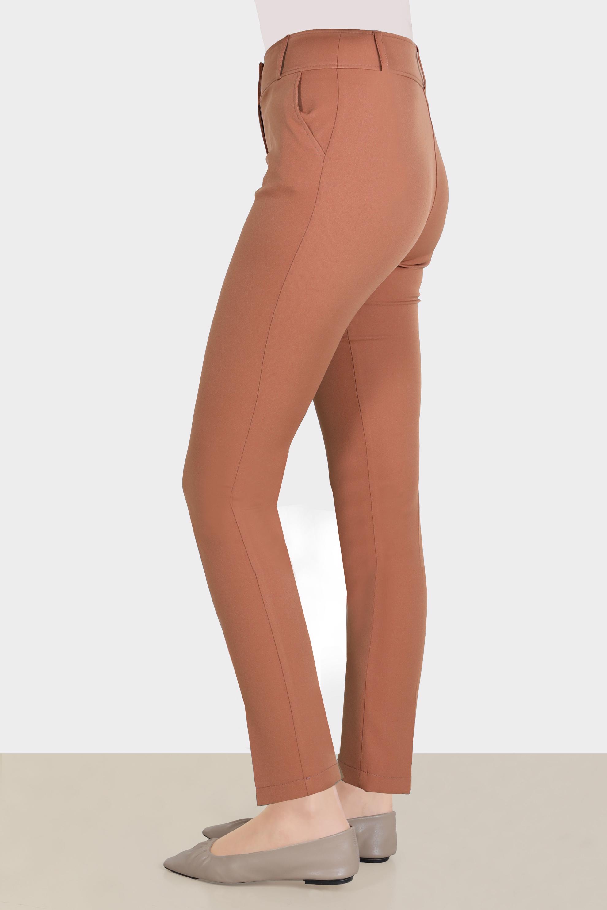 Tesettür giyim TABA BORU PAÇA PANTOLON 70351