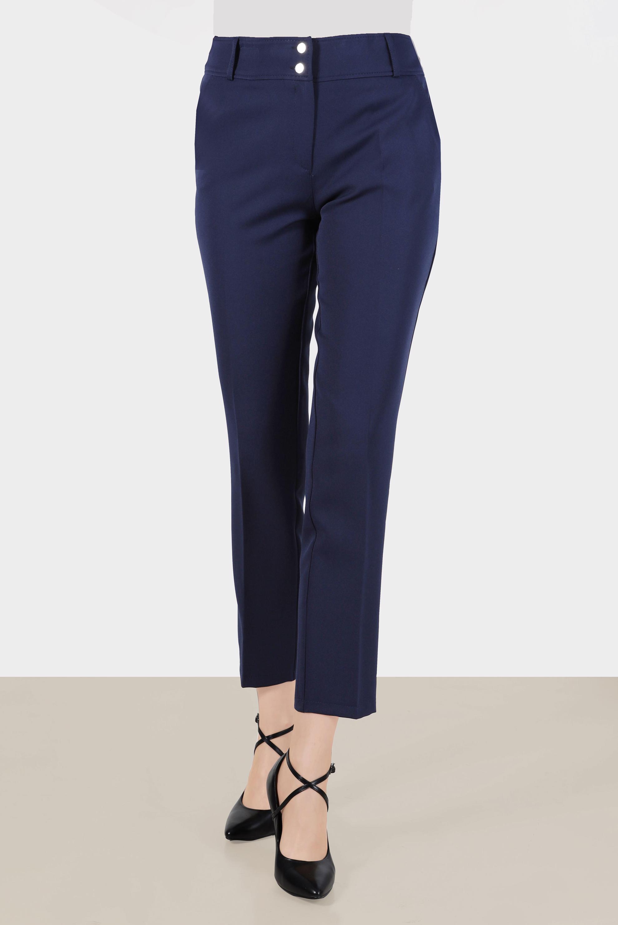 Tesettür giyim LACİVERT BORU PAÇA PANTOLON 70351