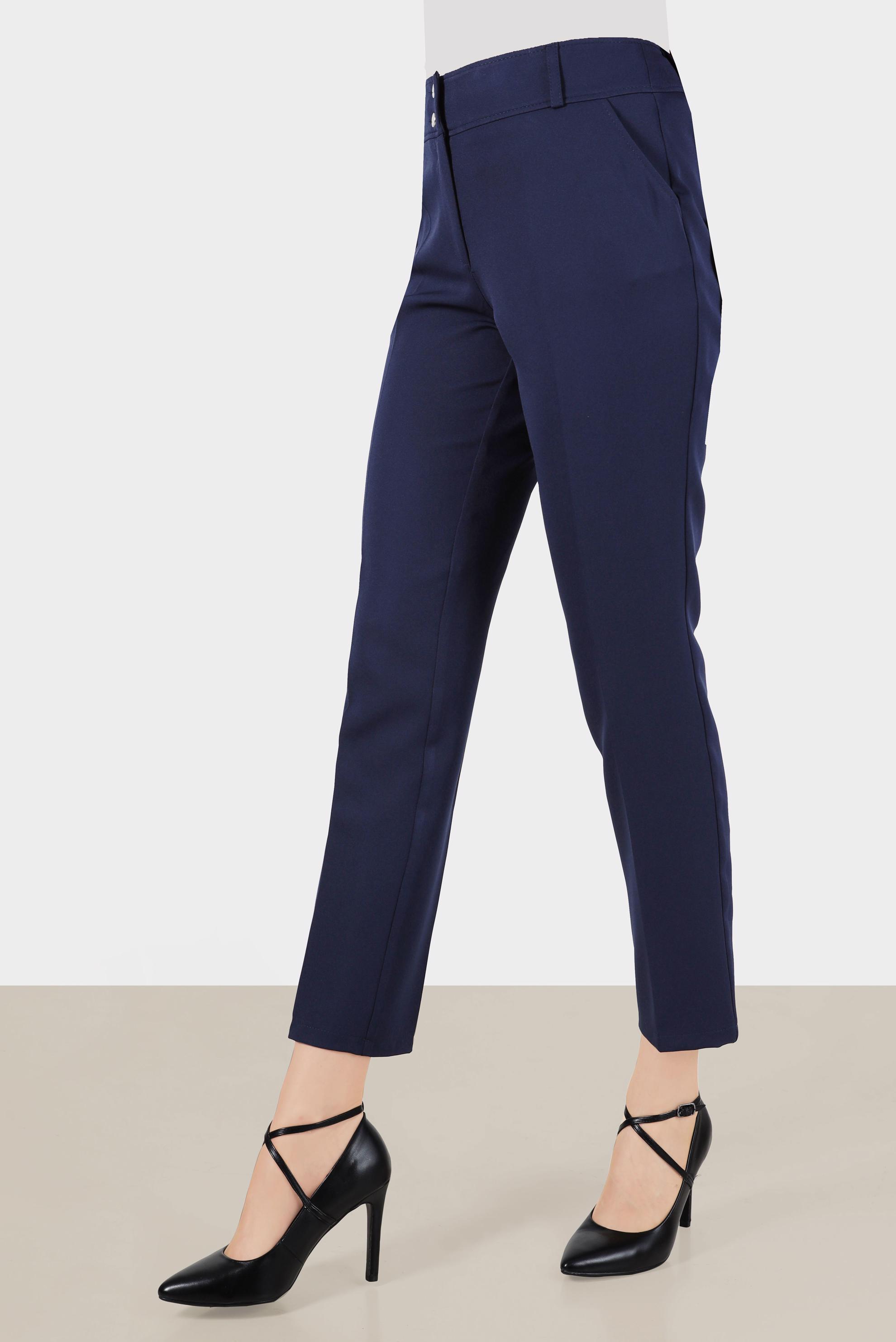 Tesettür giyim LACİVERT BORU PAÇA PANTOLON 70351