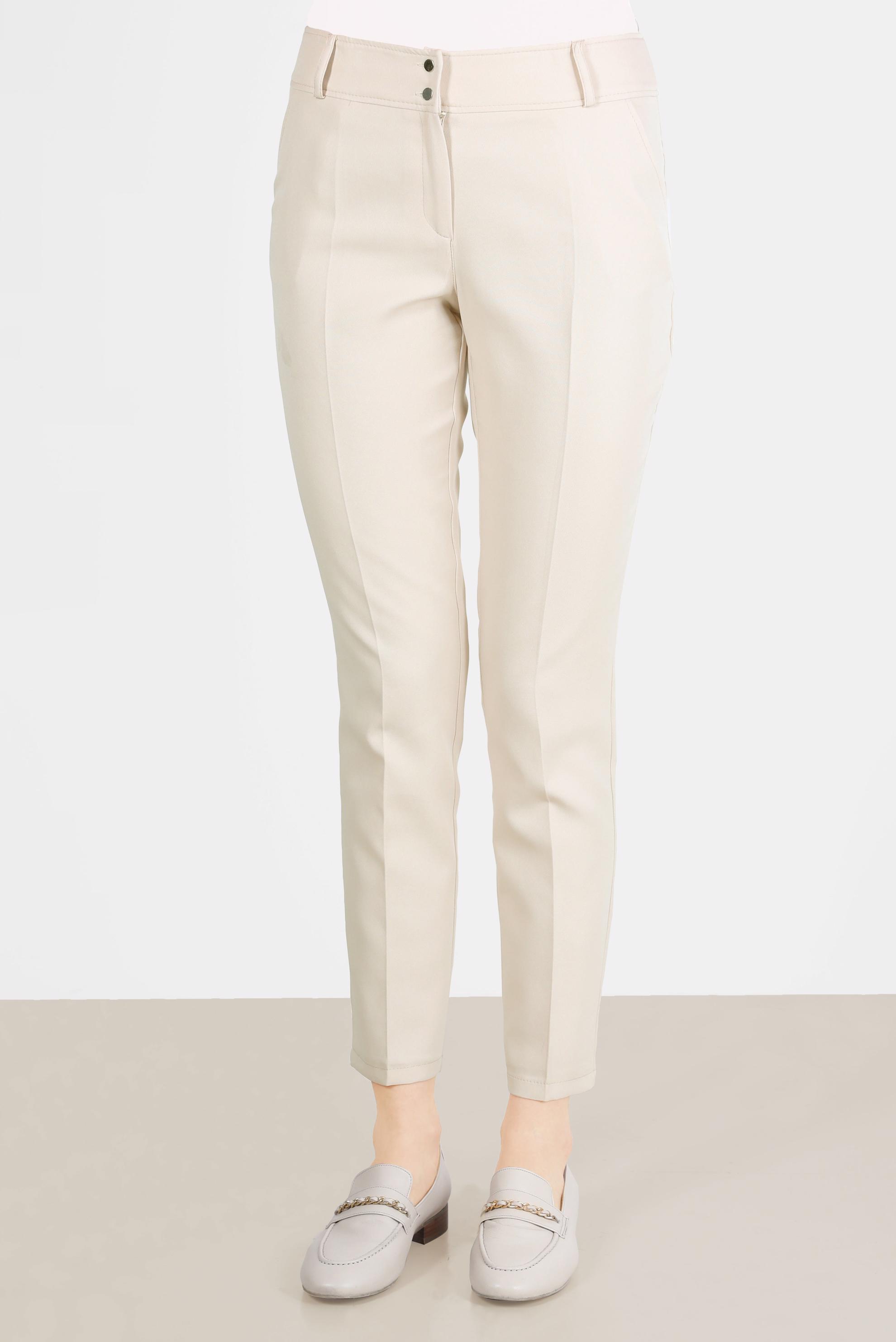 Tesettür giyim EKRU BORU PAÇA PANTOLON 70351