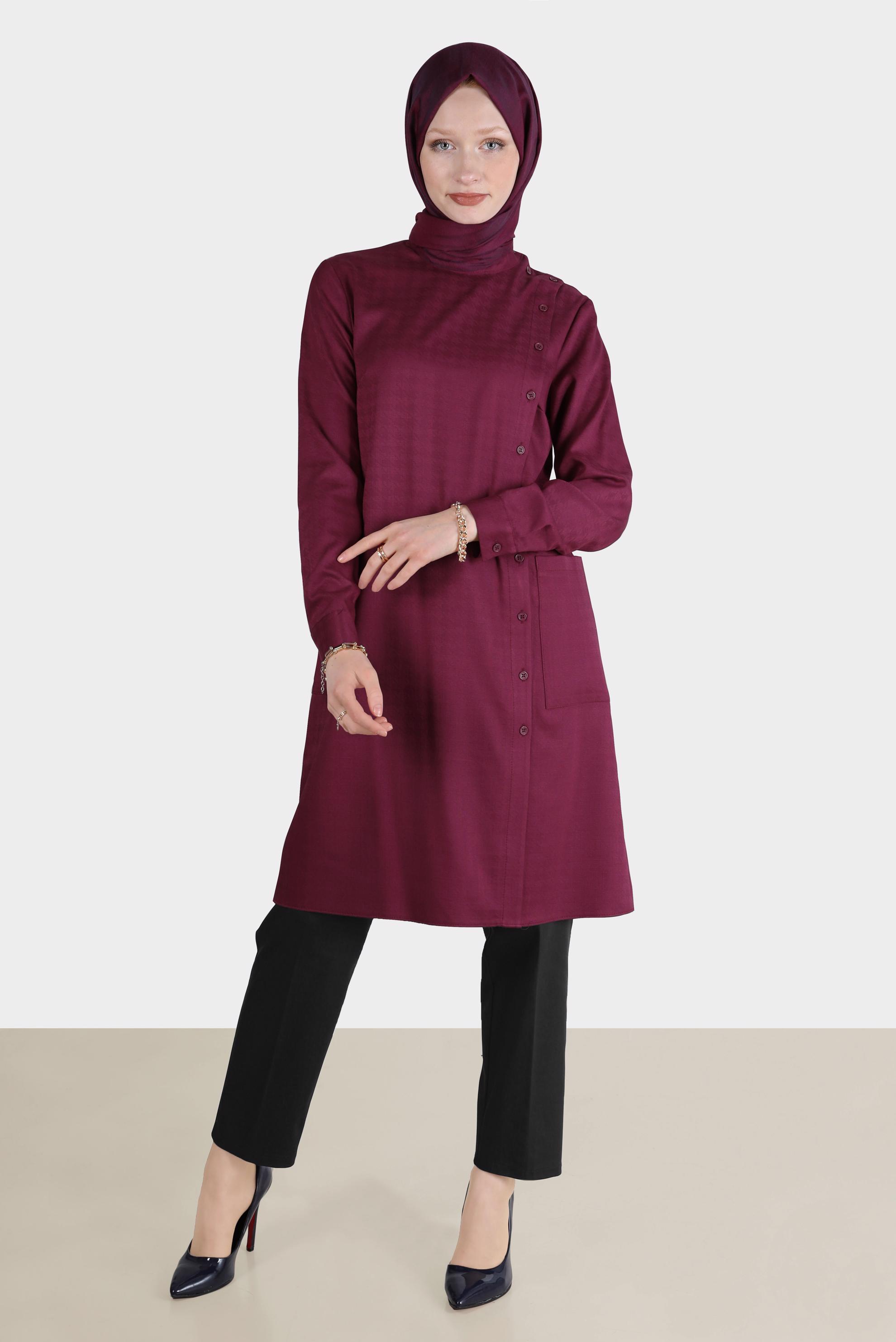 Tesettür giyim SİYAH KLASİK KESİM PANTOLON 70352 