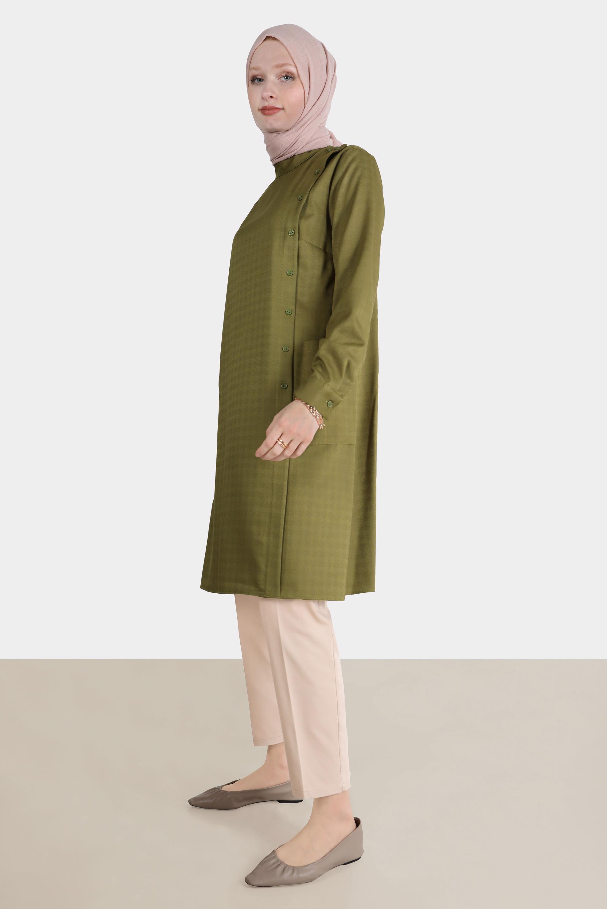 Tesettür giyim BEJ KLASİK KESİM PANTOLON 70352 