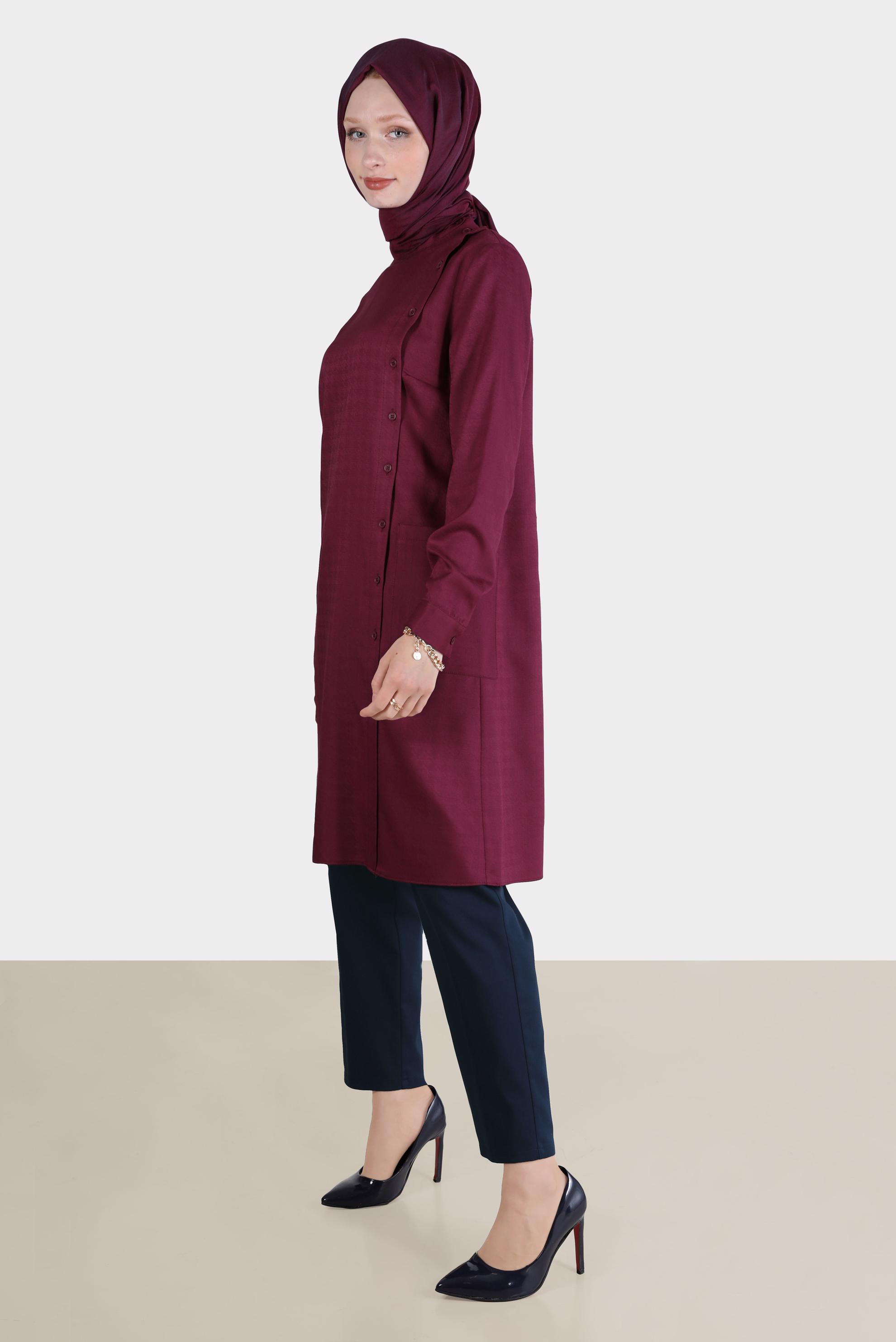 Tesettür giyim LACİVERT KLASİK KESİM PANTOLON 70352 