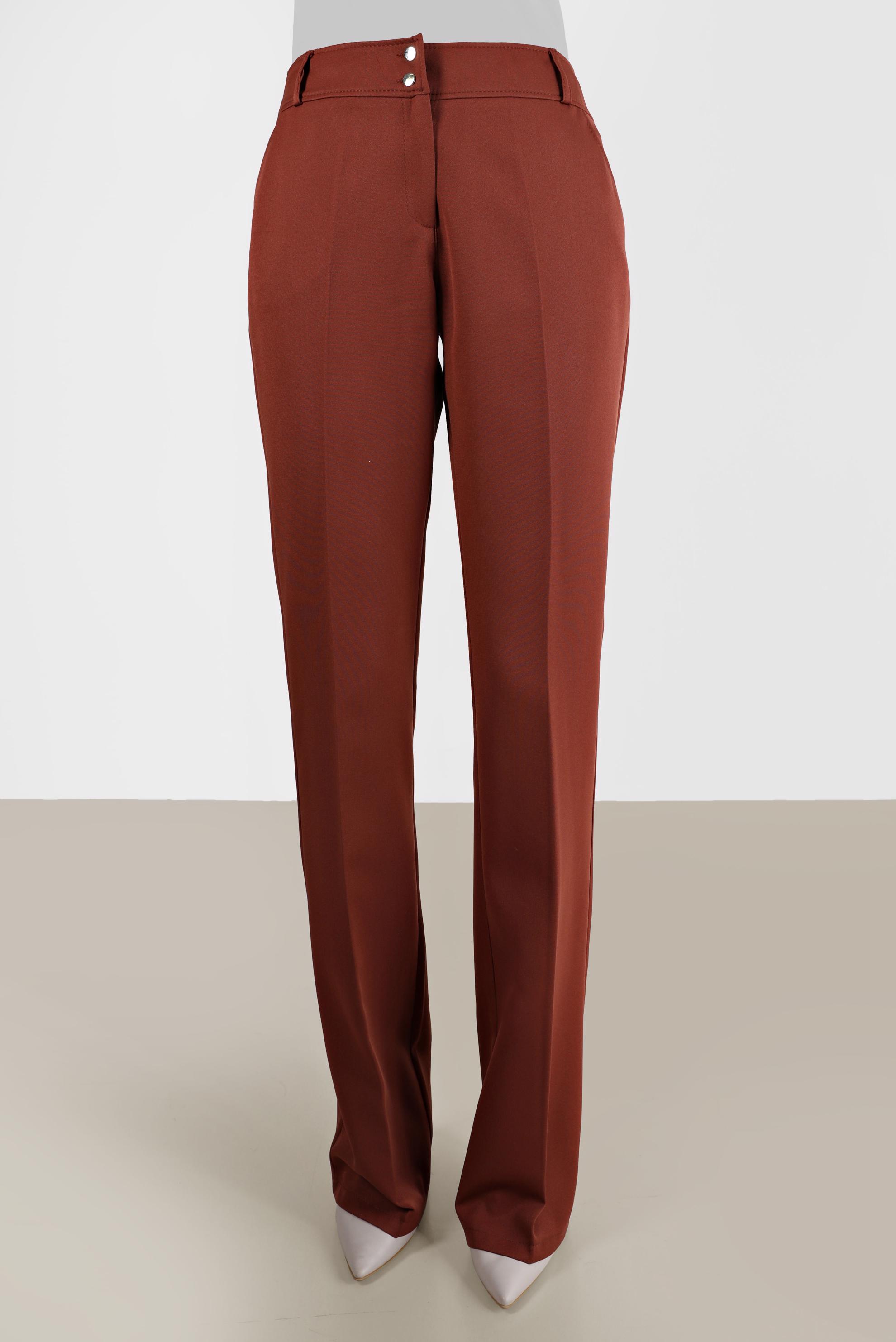 Tesettür giyim KAHVE İSPANYOL PAÇA PANTOLON 70353 