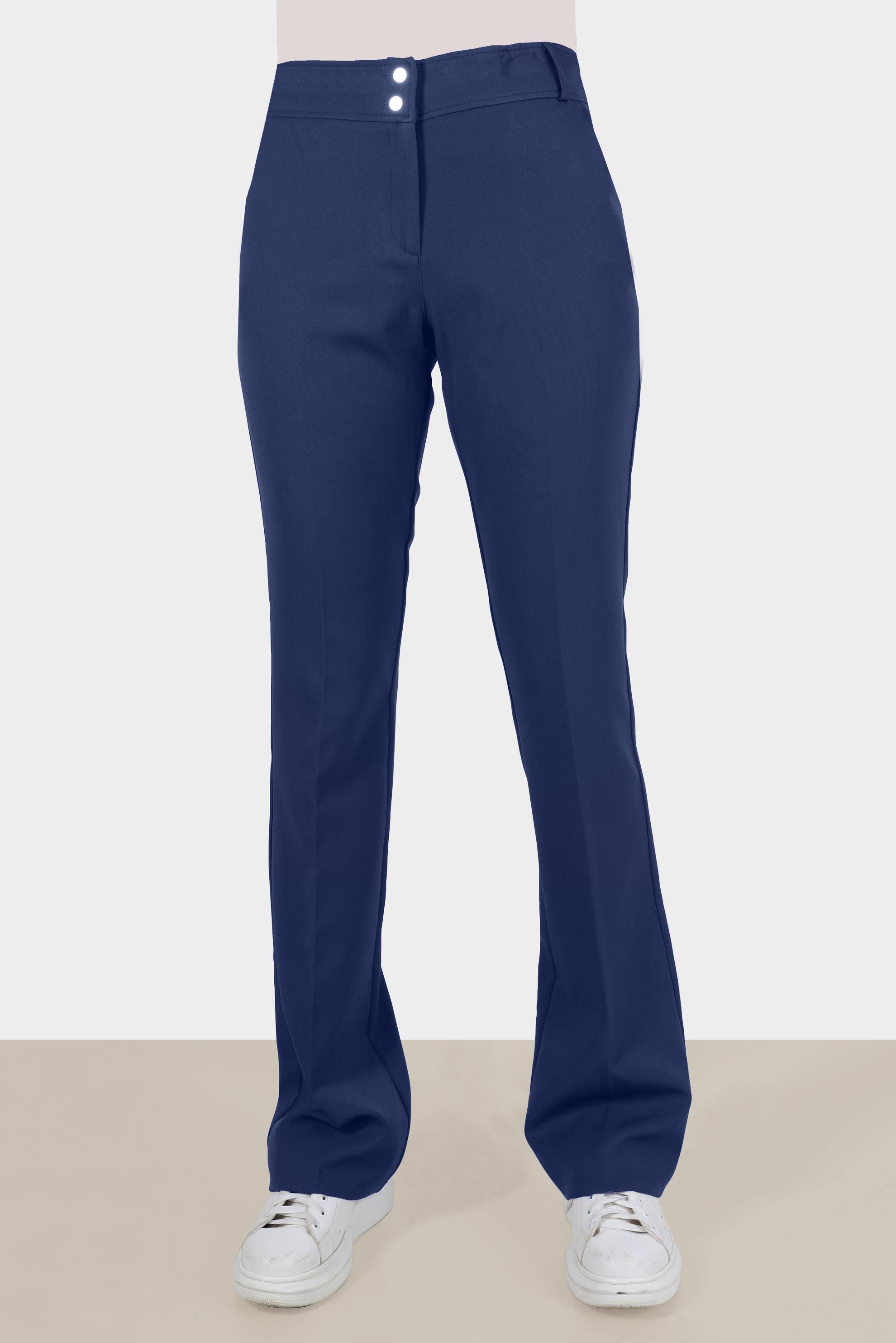 Tesettür giyim LACİVERT İSPANYOL PAÇA PANTOLON 70353 