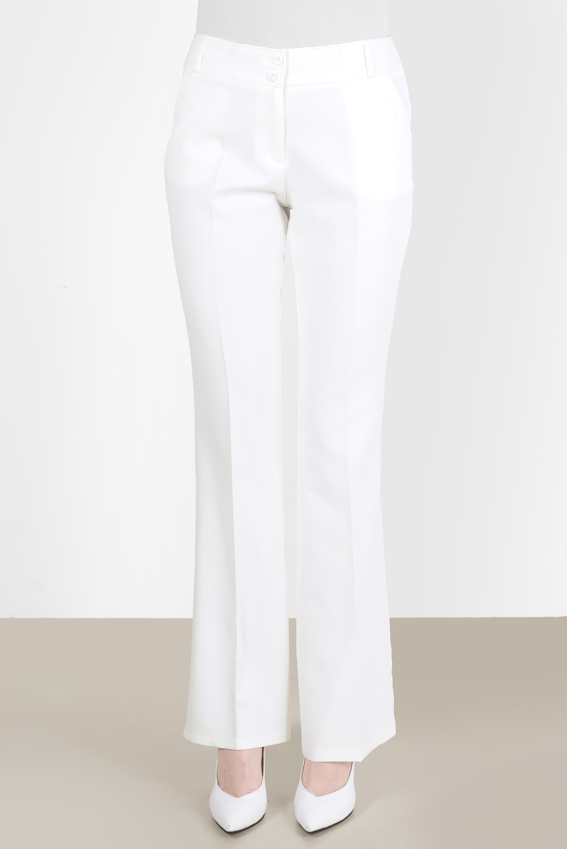 Hijab clothing WHITE FLARED TROUSERS 70354