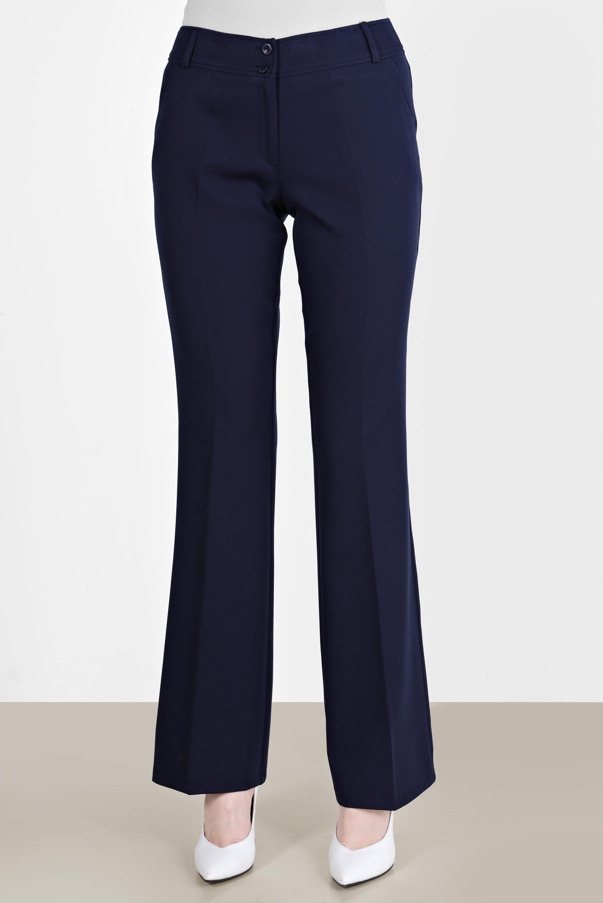 Tesettür giyim LACİVERT İSPANYOL PAÇA PANTOLON 70354