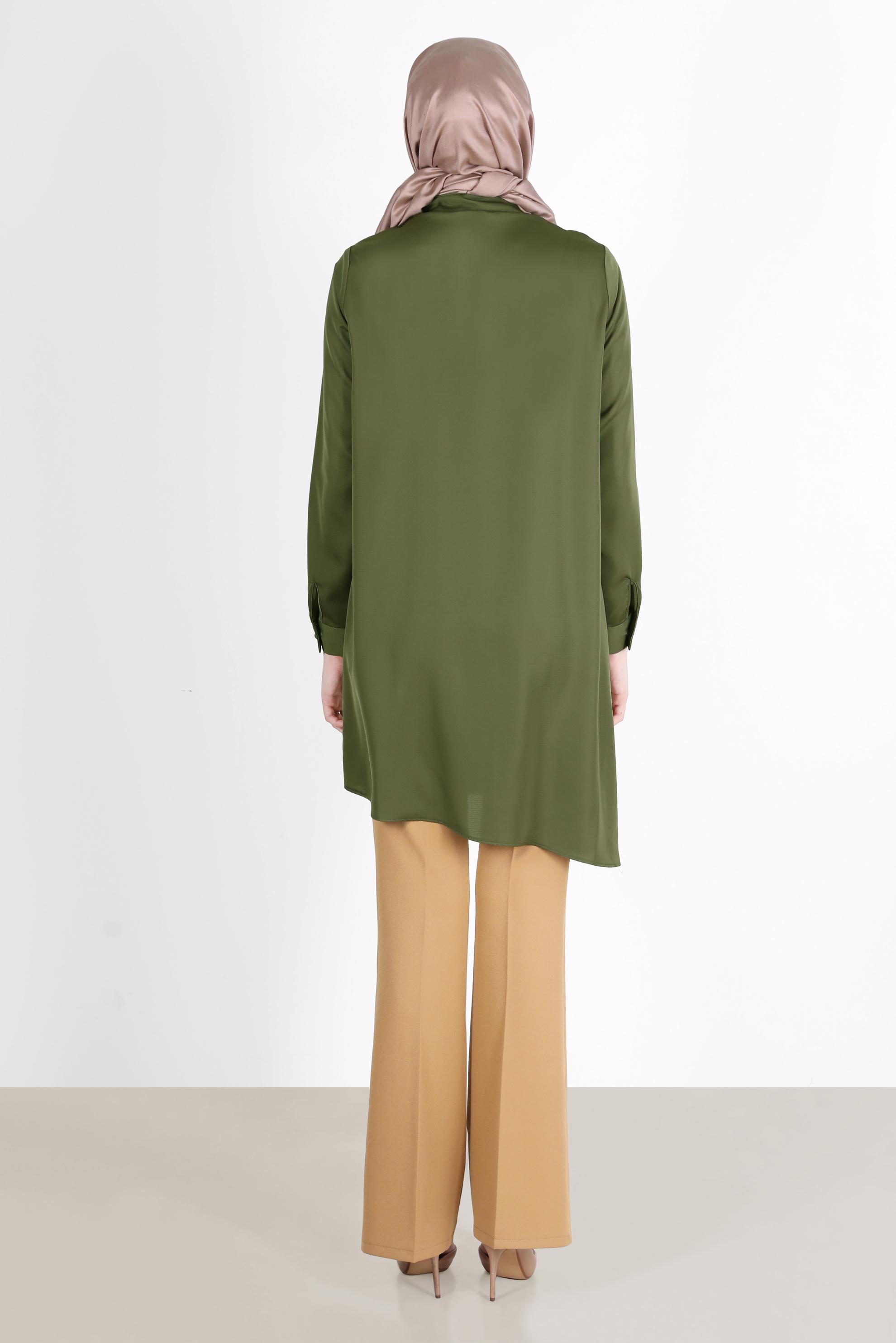 Tesettür giyim KAHVE İSPANYOL PAÇA PANTOLON 70354