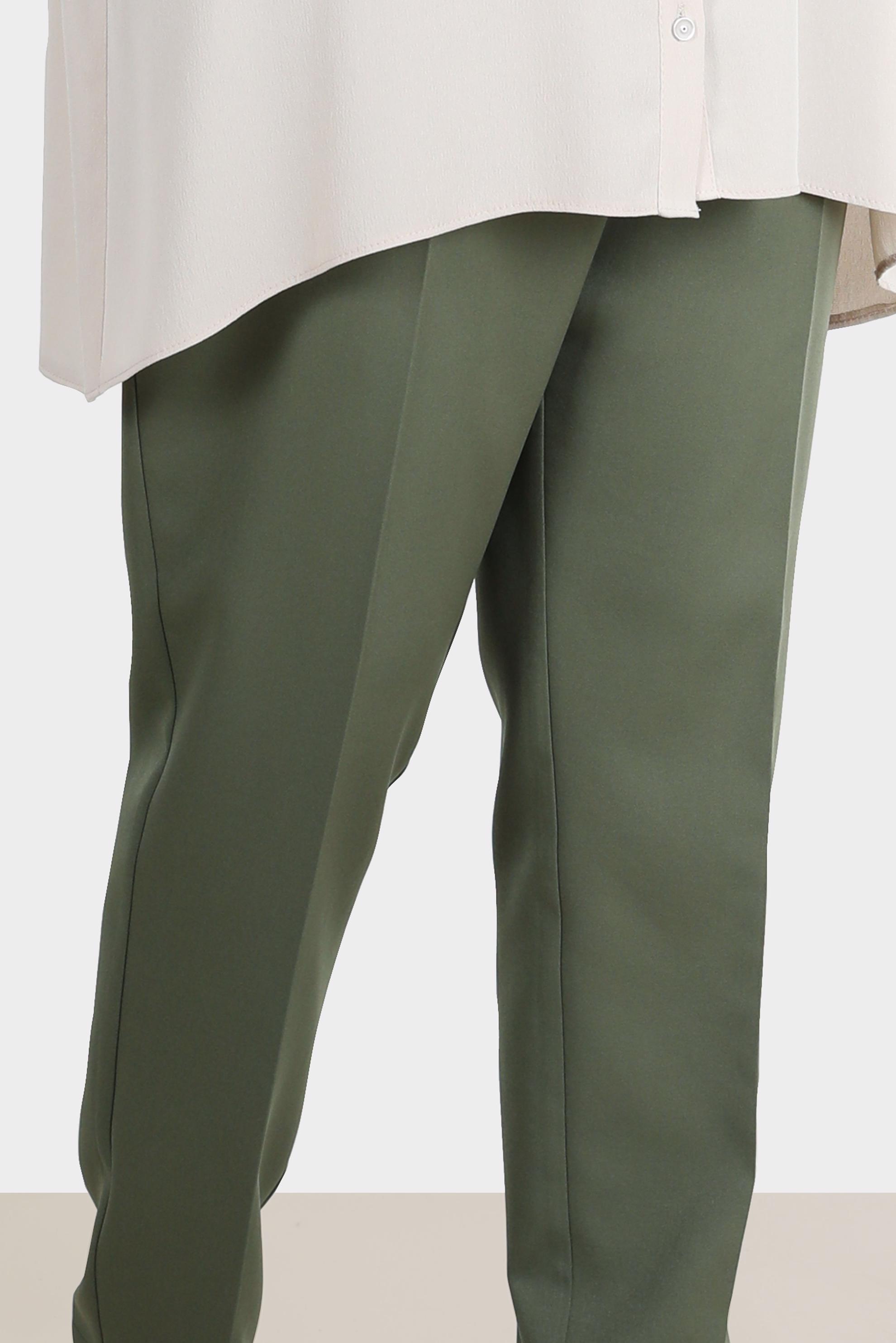 Tesettür giyim HAKİ KLASİK KREP PANTOLON 70355 