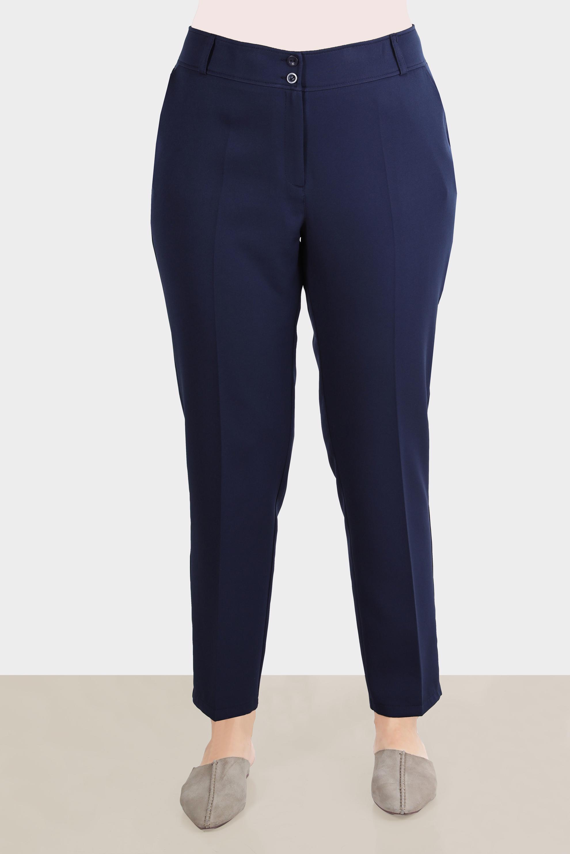 Tesettür giyim LACİVERT KLASİK KREP PANTOLON 70355 