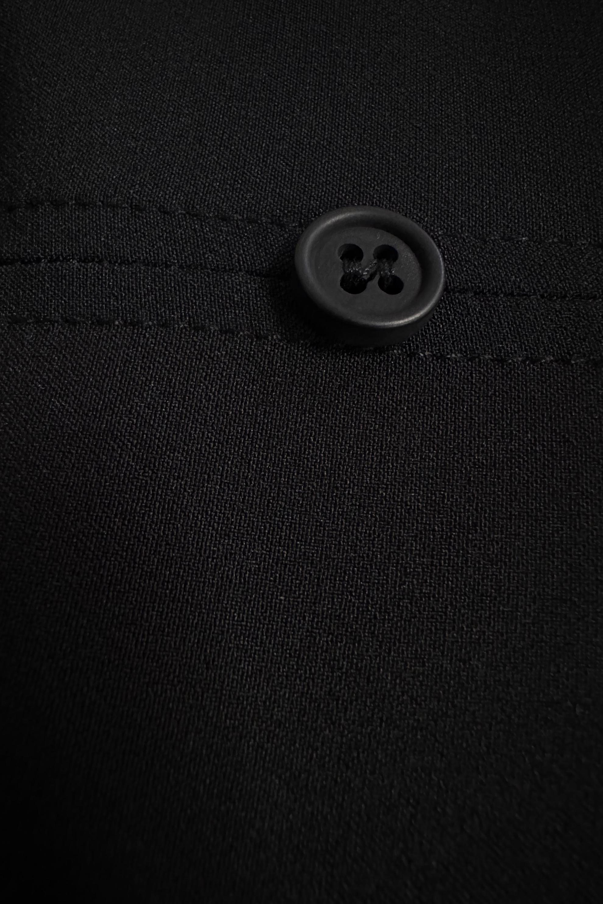 Tesettür giyim SİYAH DÜĞME DETAYLI PANTOLON 70359-1