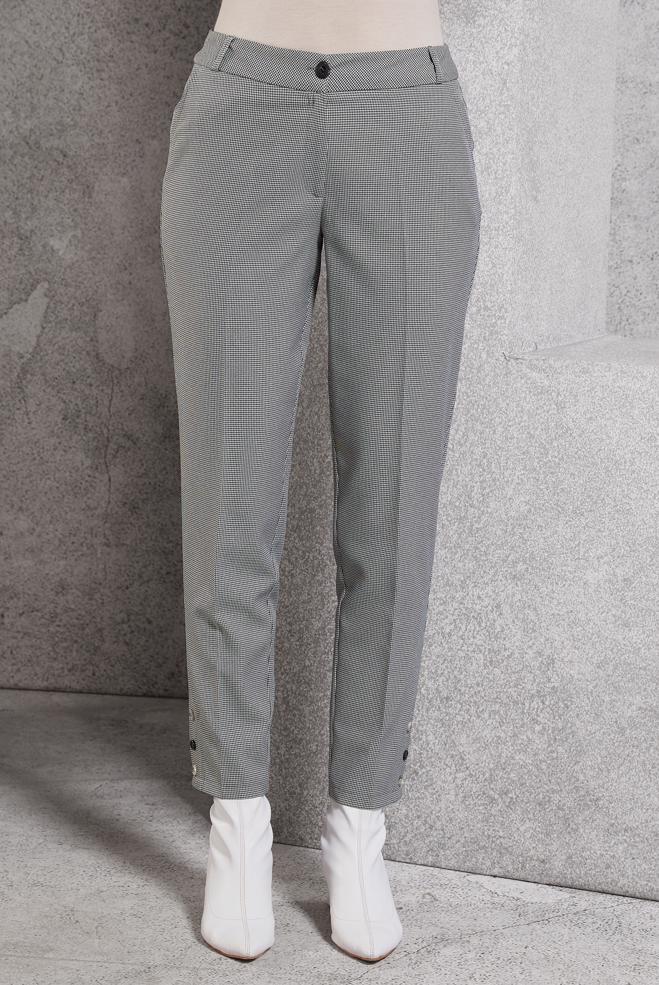 Tesettür giyim  KLASİK KESİM EKOSE PANTOLON 70361-2  - ALVİNA